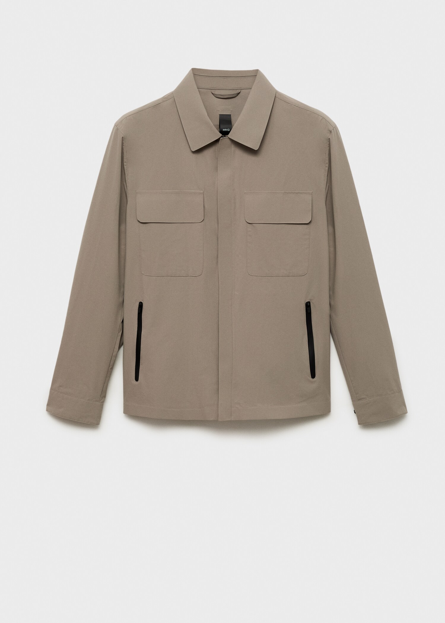 Water-repellent jacket with pockets - Article without model