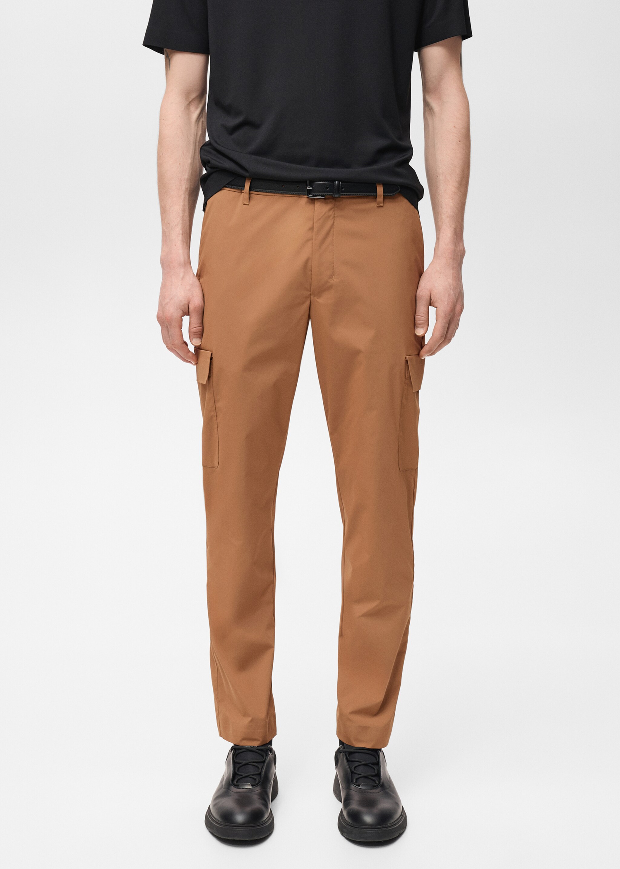 Pantalón cargo termorregulador comfort stretch - Plano medio