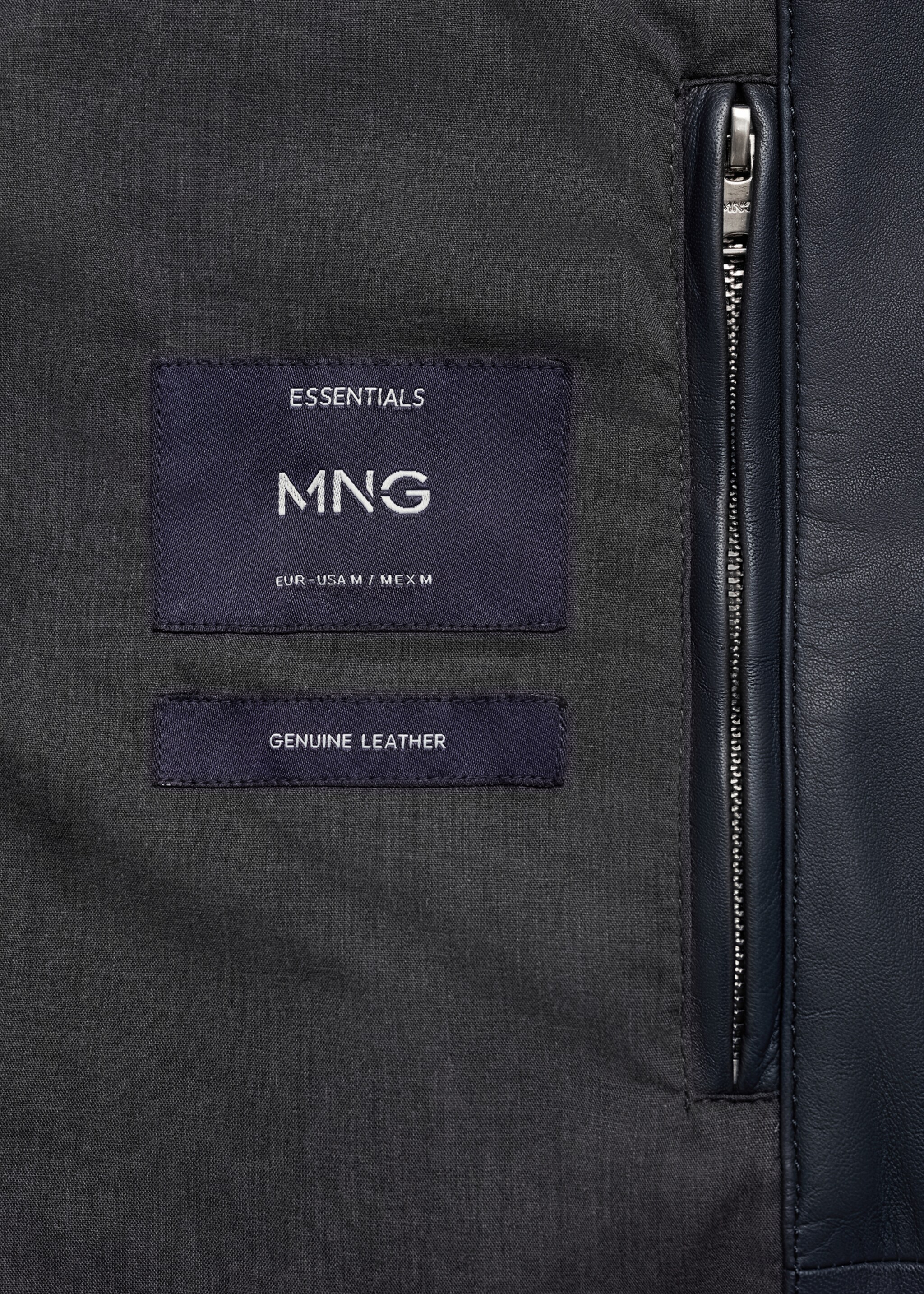 Blouson cuir nappa poches - Détail de l'article 0