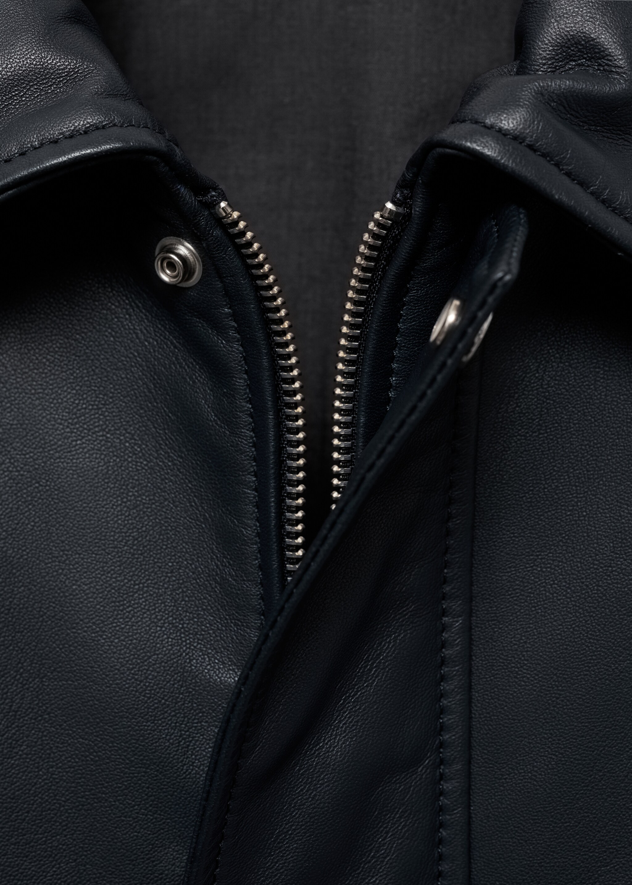 Blouson cuir nappa poches - Détail de l'article 8