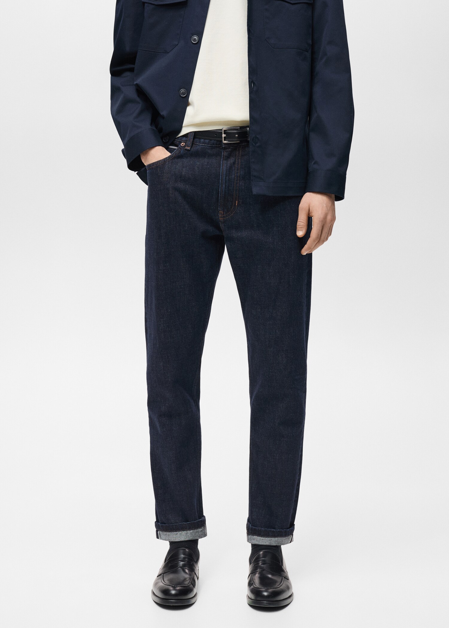 Jeans selvedge tapered-fit - Piano medio
