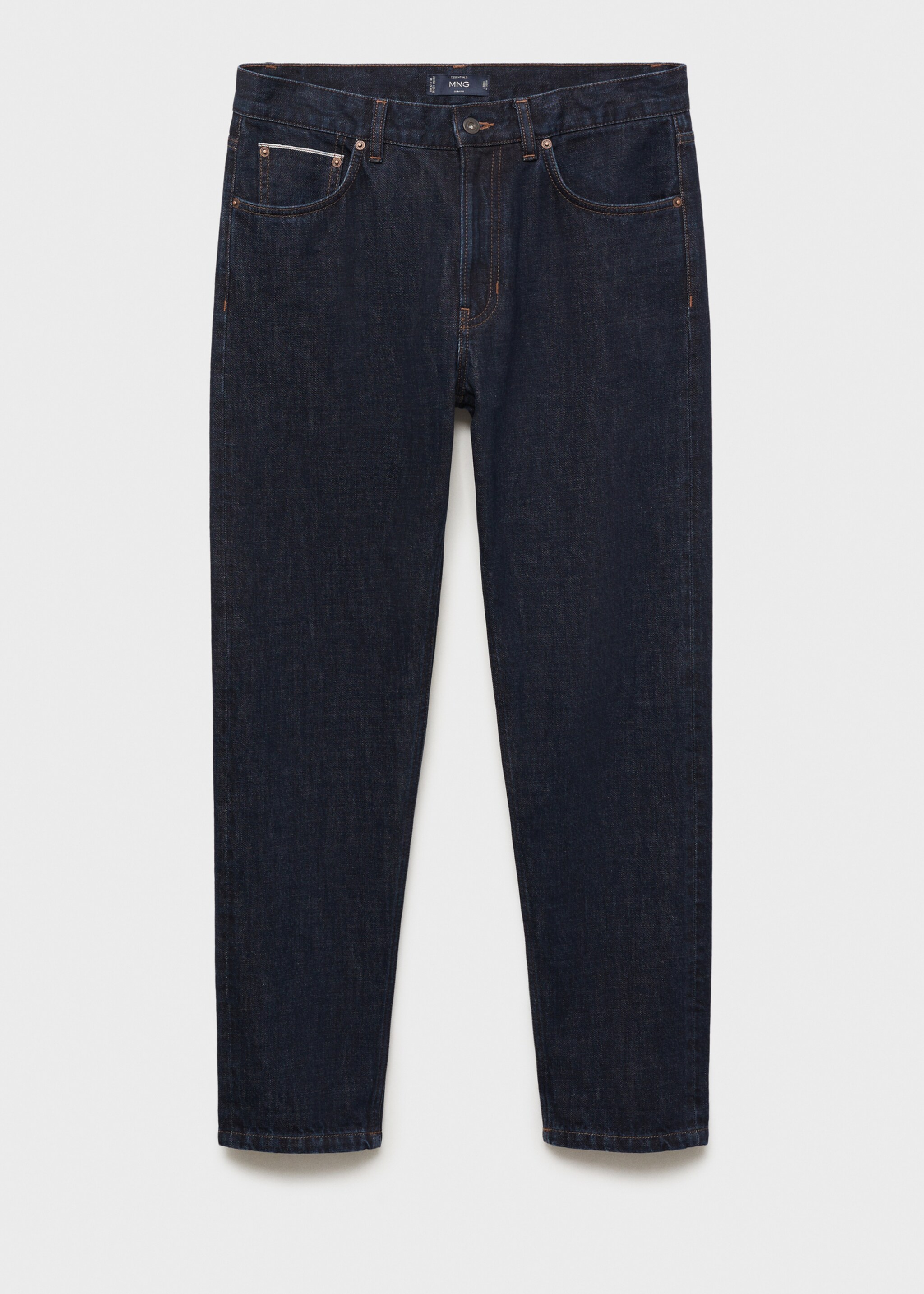 Tapered-fit selvedge jeans - Article without model