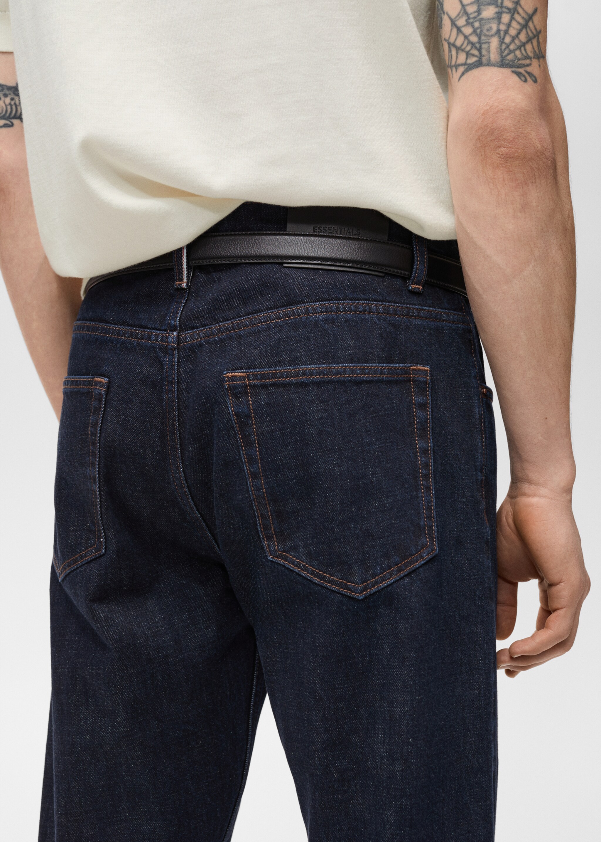 Tapered-fit selvedge jeans - Details of the article 6