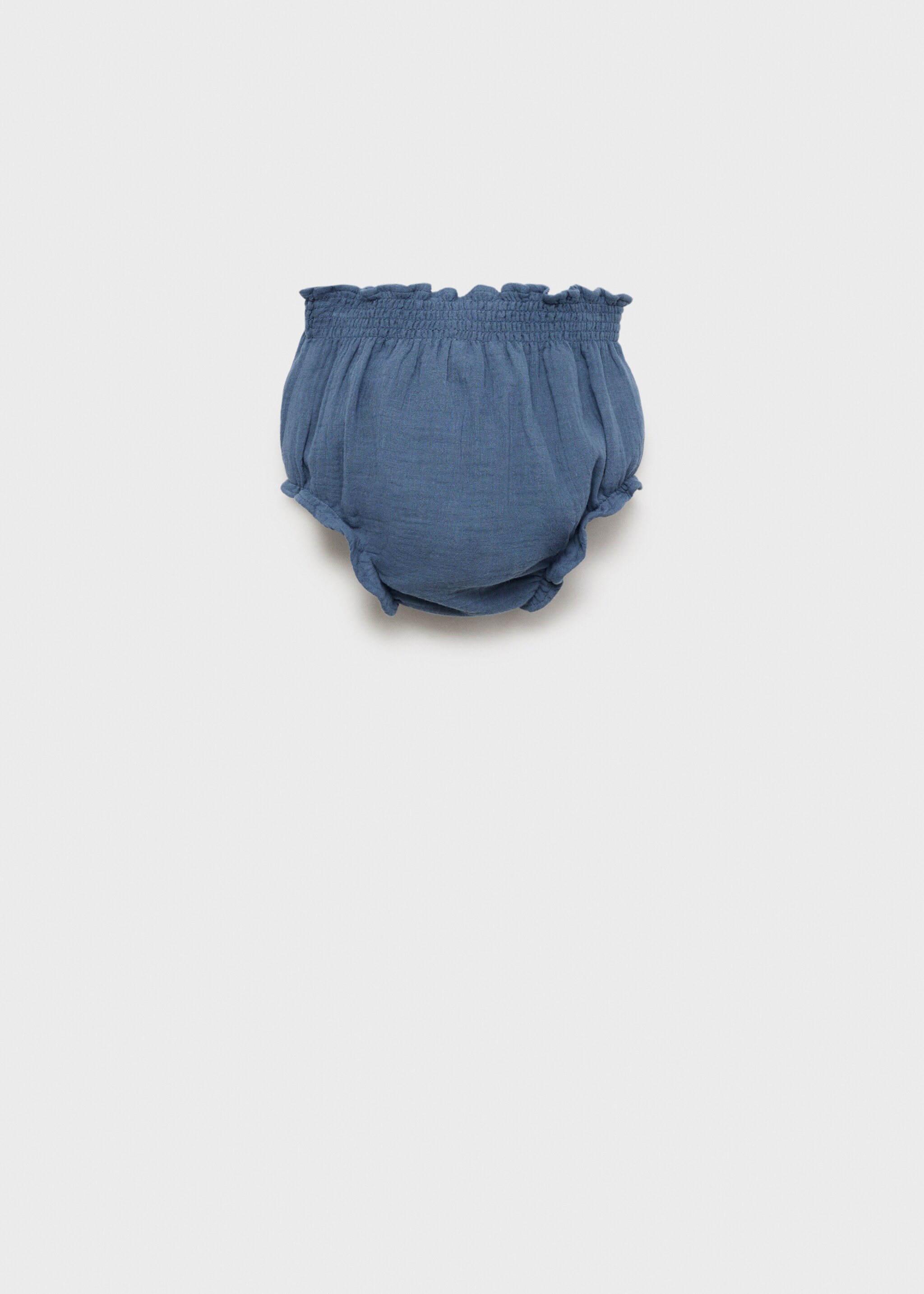 Baumwollshorts mit Jeanseffekt - Rückseite des Artikels