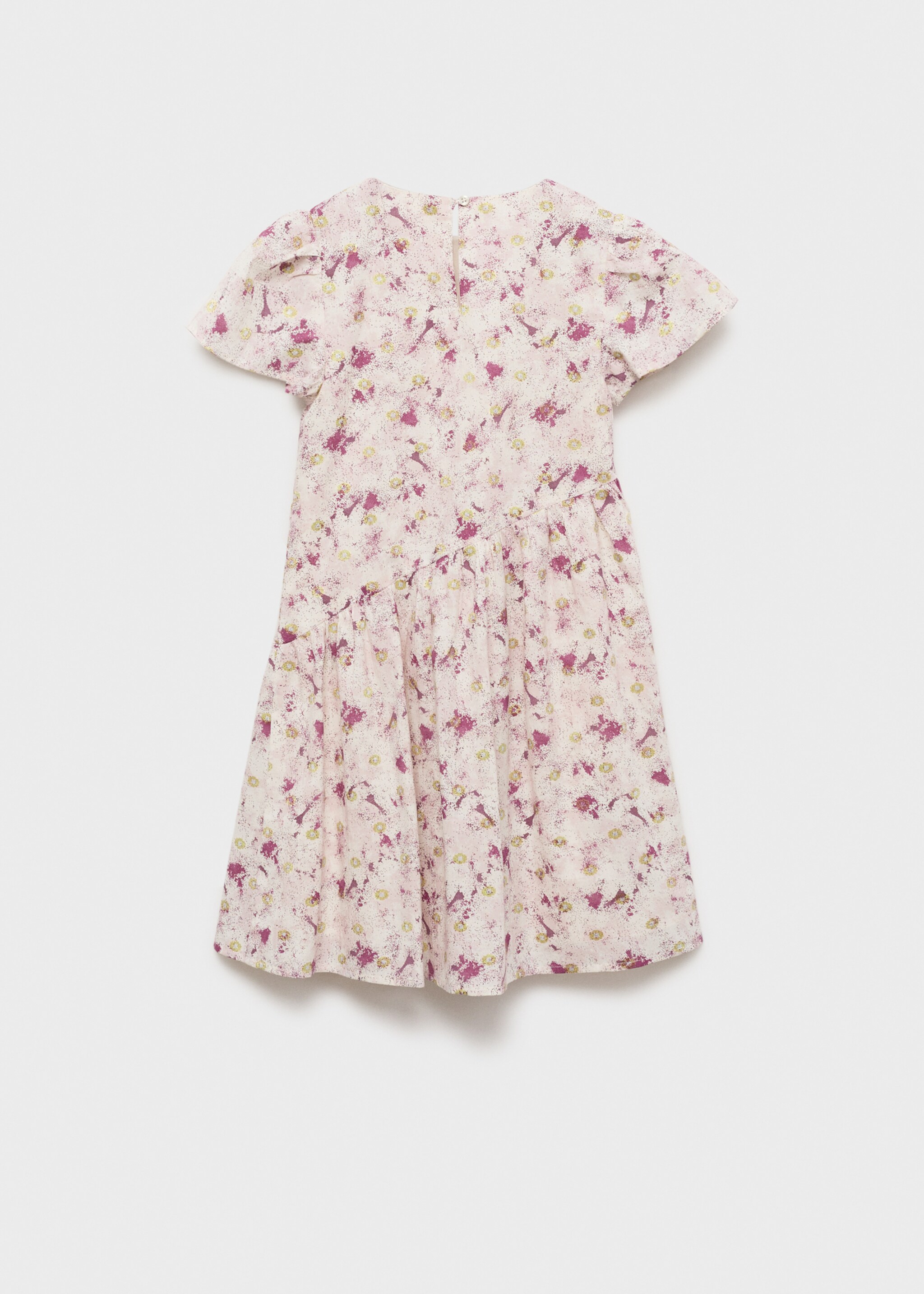 Printed short dress - Reverse of the article