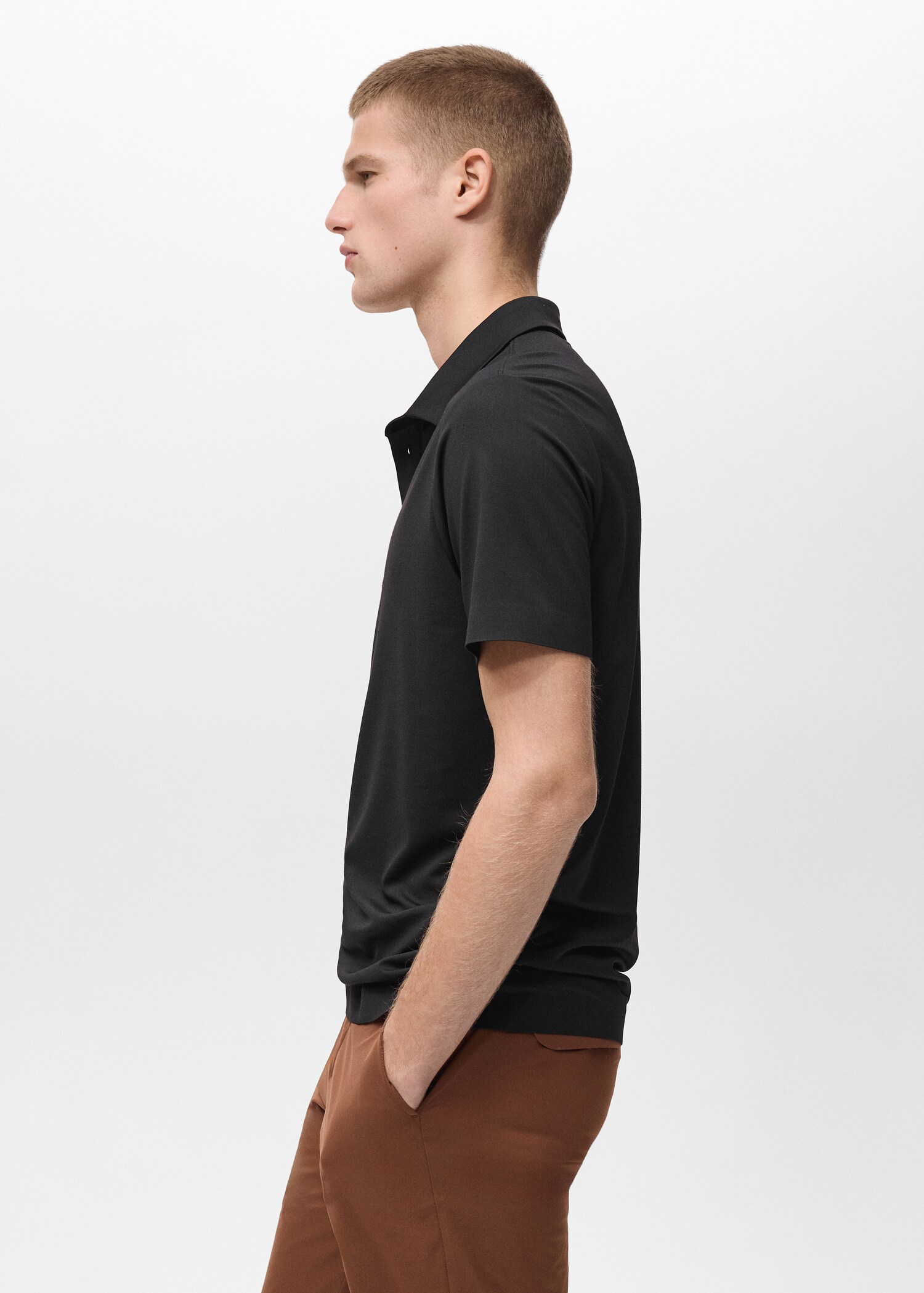 COOLMAX®修身版型Polo衫 - null