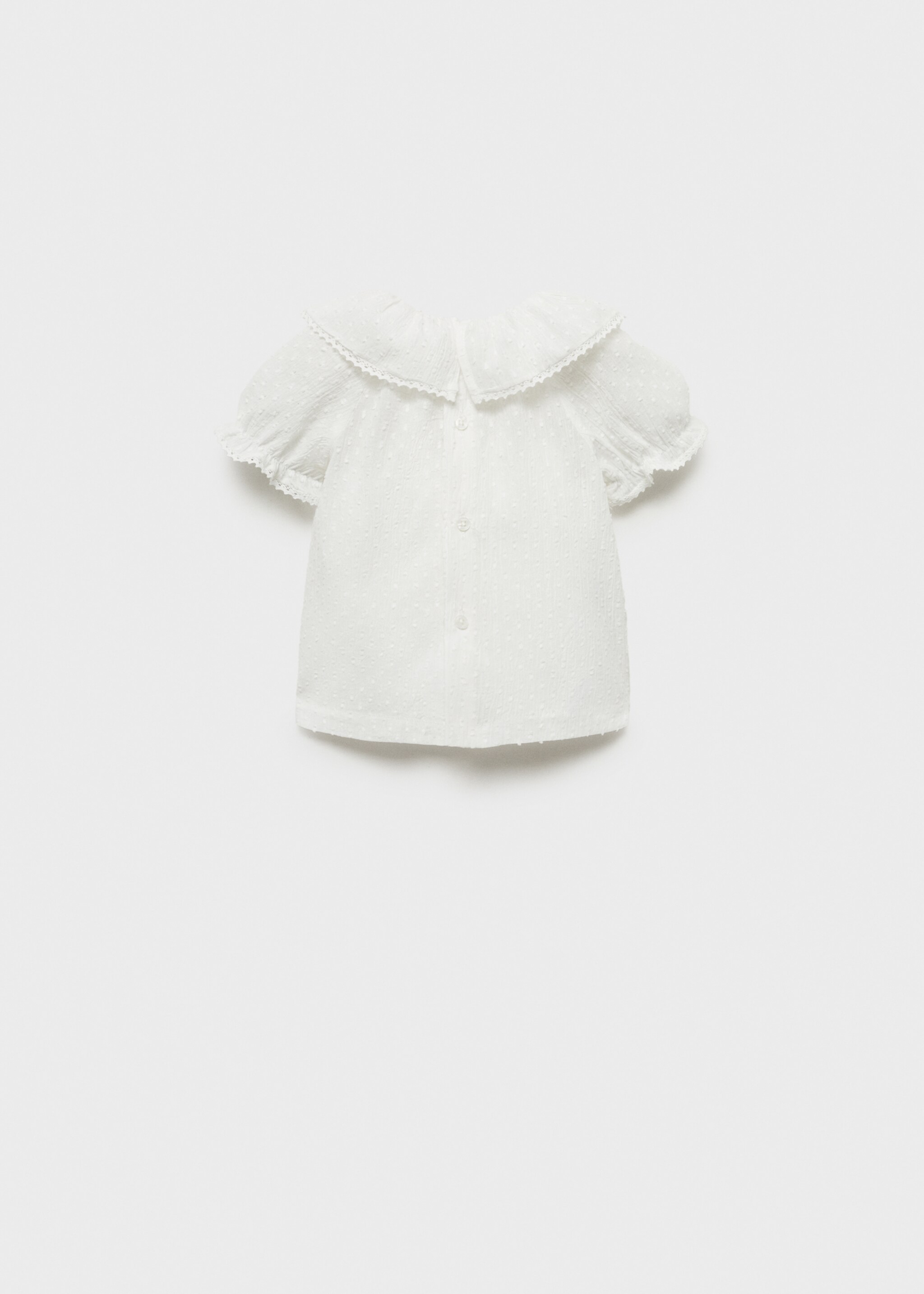 Blusa cuello volante - Reverso del artículo