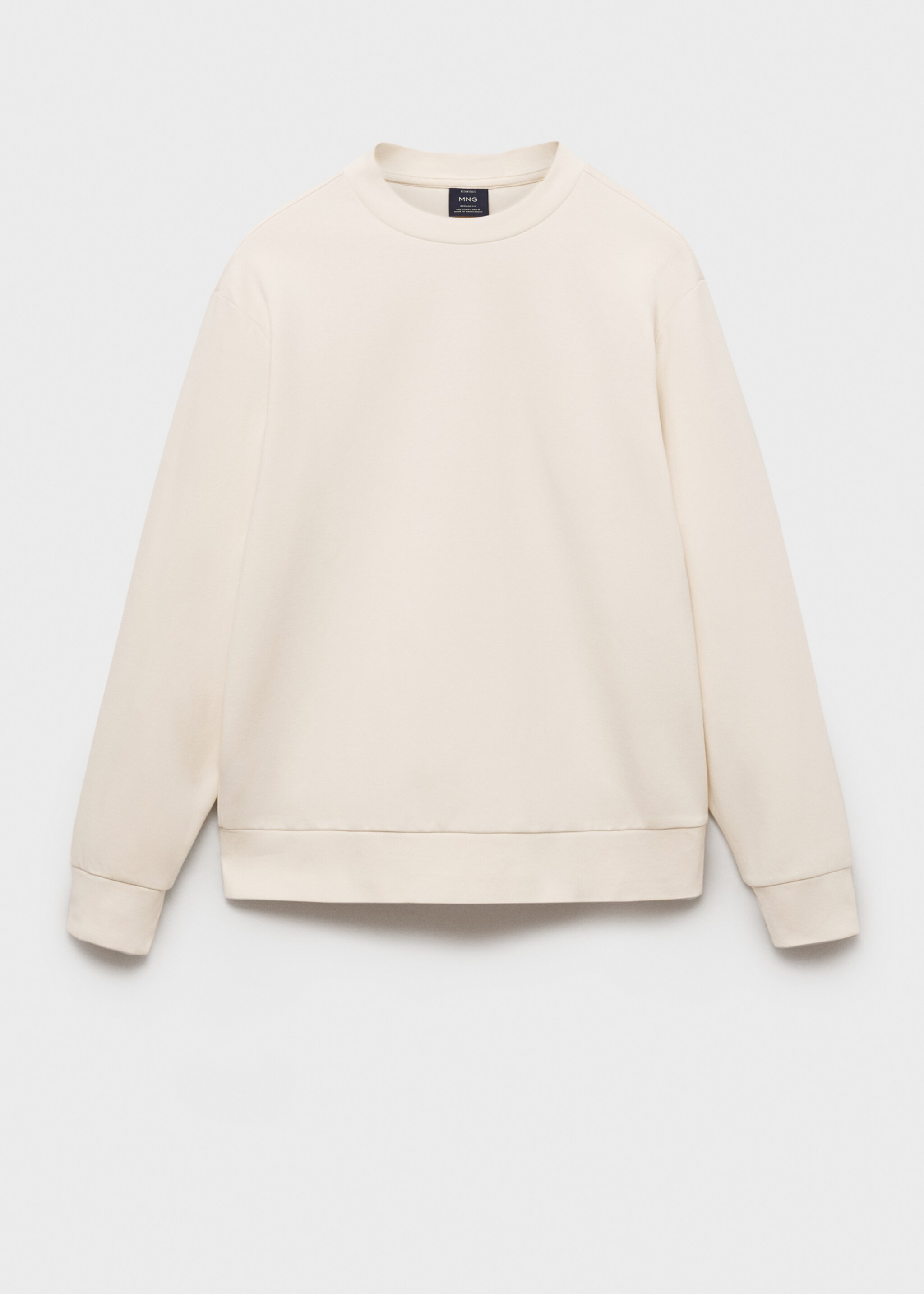 Regular-fit cotton sweatshirt - Article without model