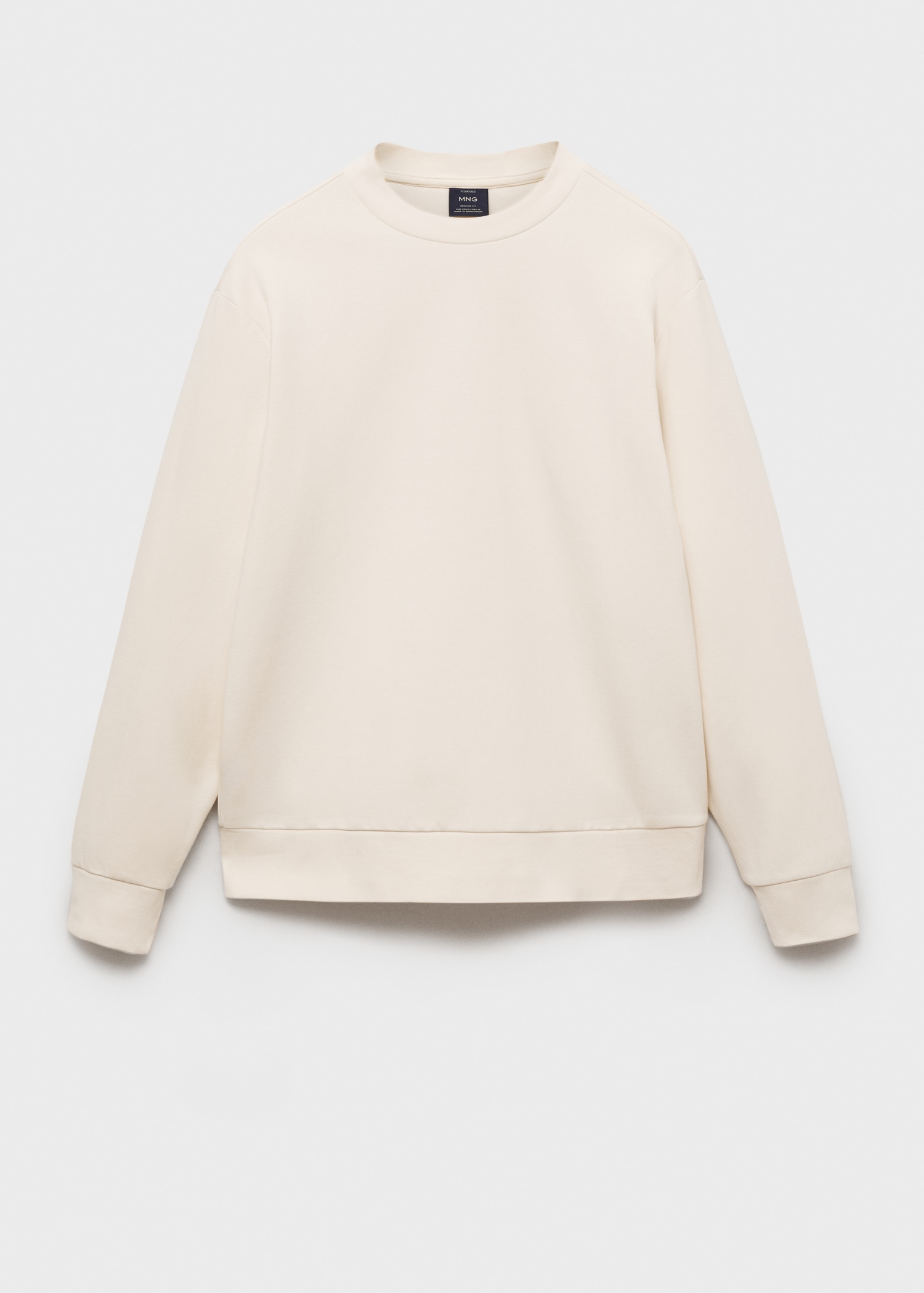 Regular kesim pamuklu sweatshirt - Modelsiz ürün