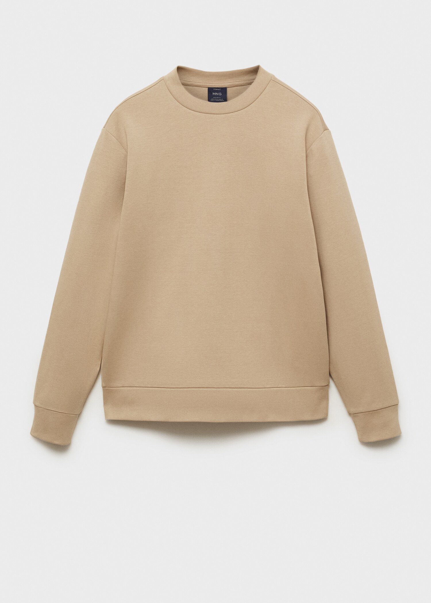 Regular kesim pamuklu sweatshirt - Modelsiz ürün
