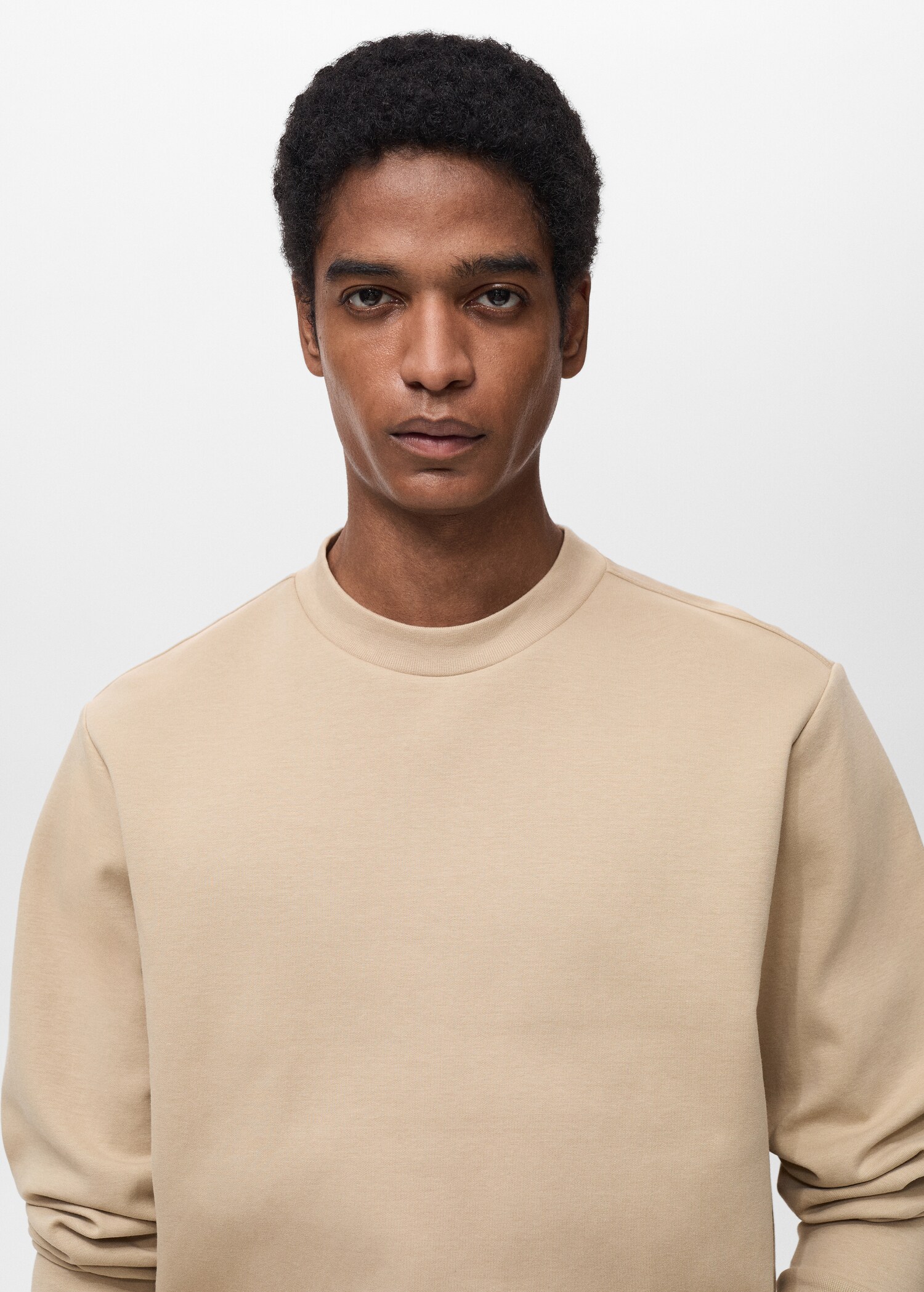 Regular kesim pamuklu sweatshirt - Ürün detayı 1