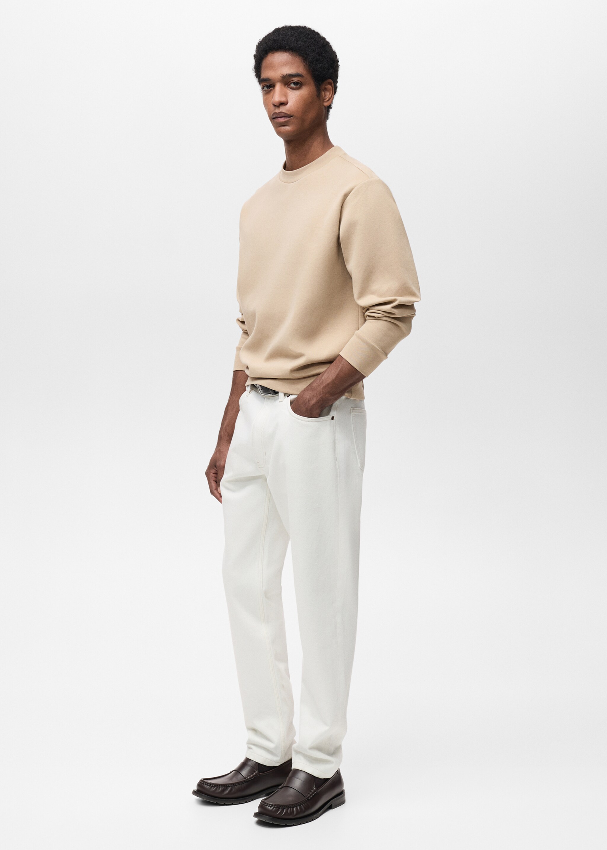 Sweatshirt bomull regular fit - Detaljer om artikeln 2