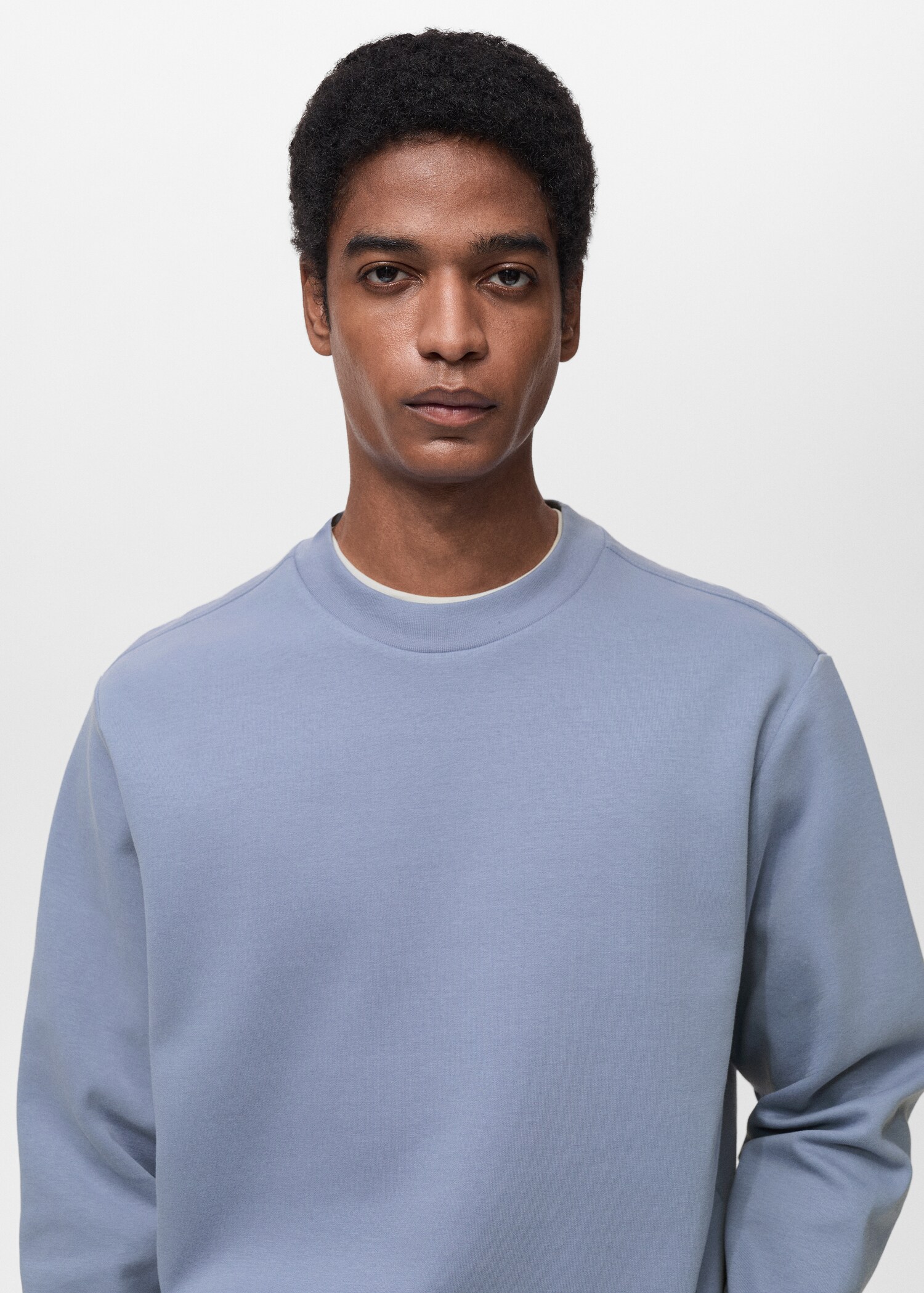 Regular kesim pamuklu sweatshirt - Ürün detayı 1
