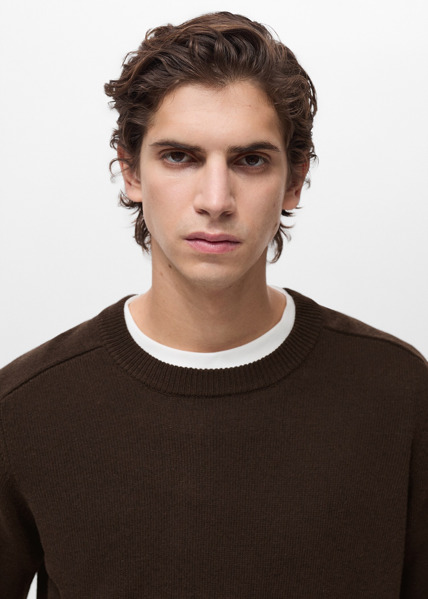 Knitted cotton sweater - Details of the article 1