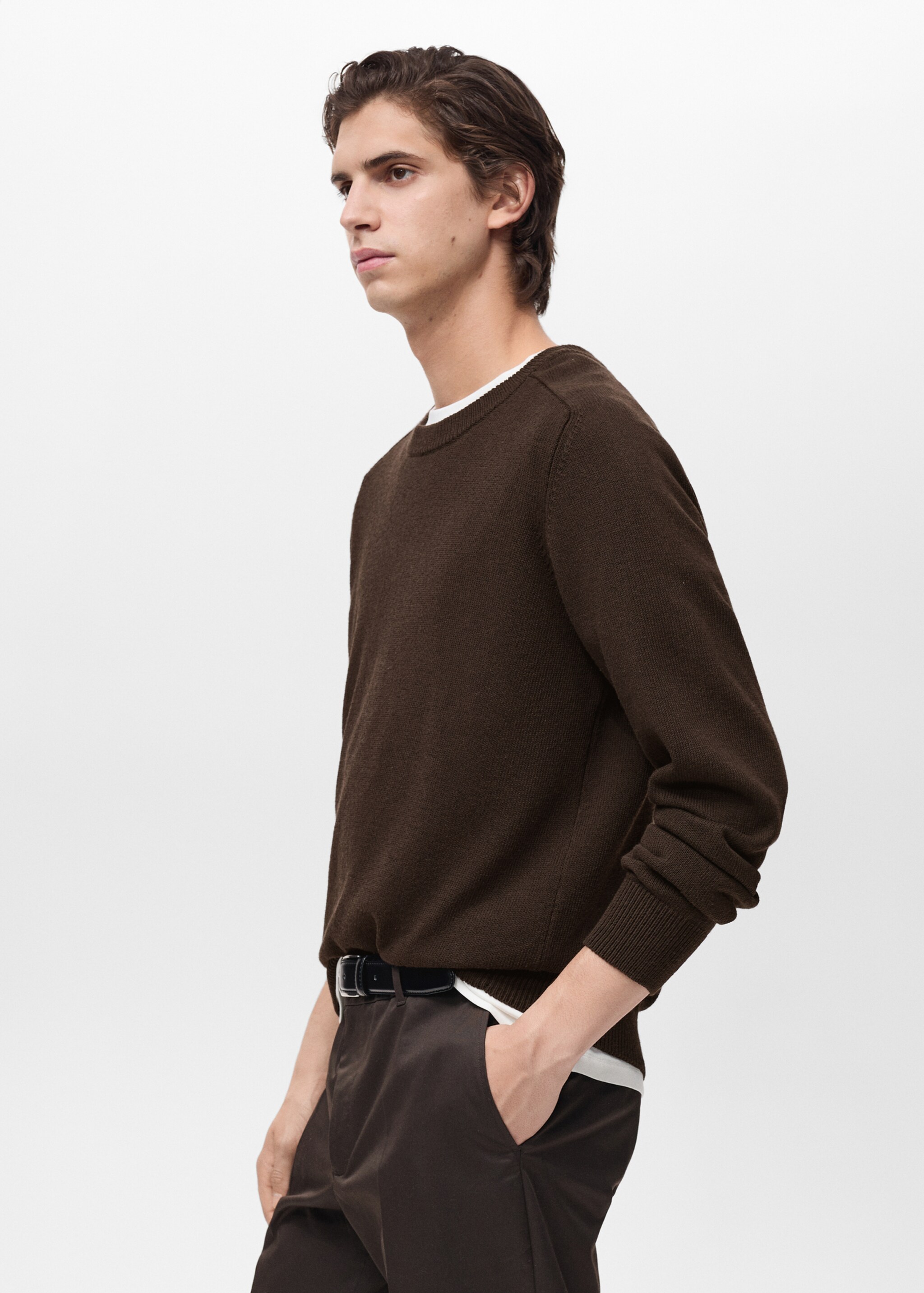 Knitted cotton sweater - Details of the article 2
