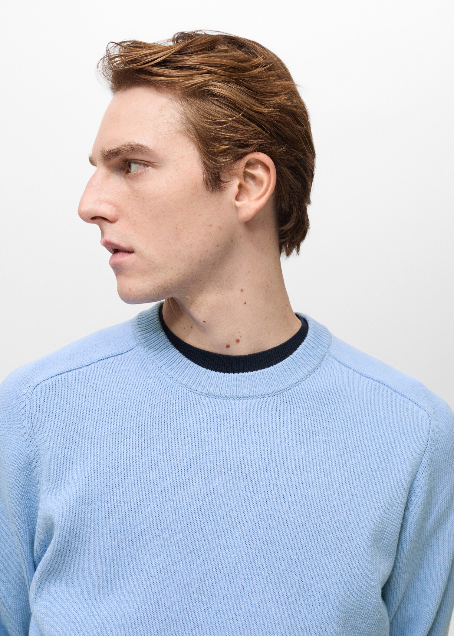 Knitted cotton sweater - Details of the article 1