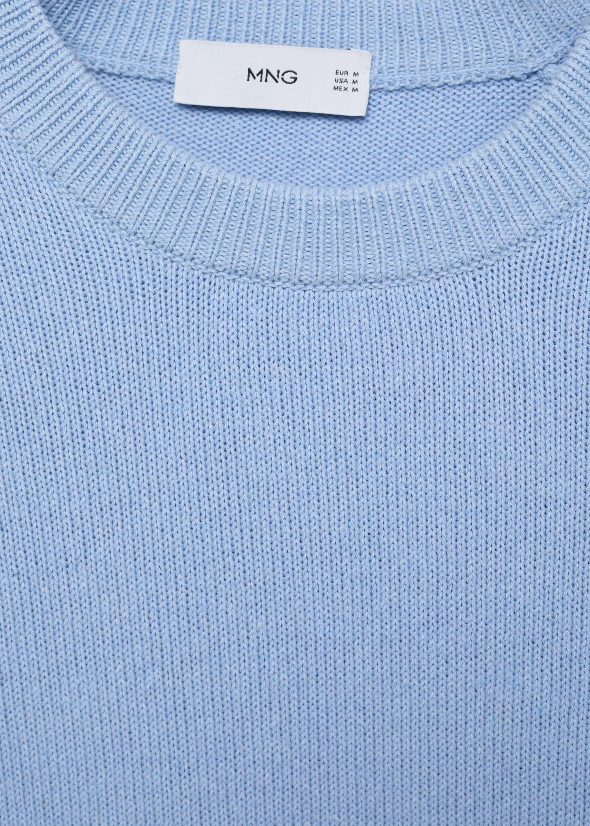 Knitted cotton sweater - Details of the article 8