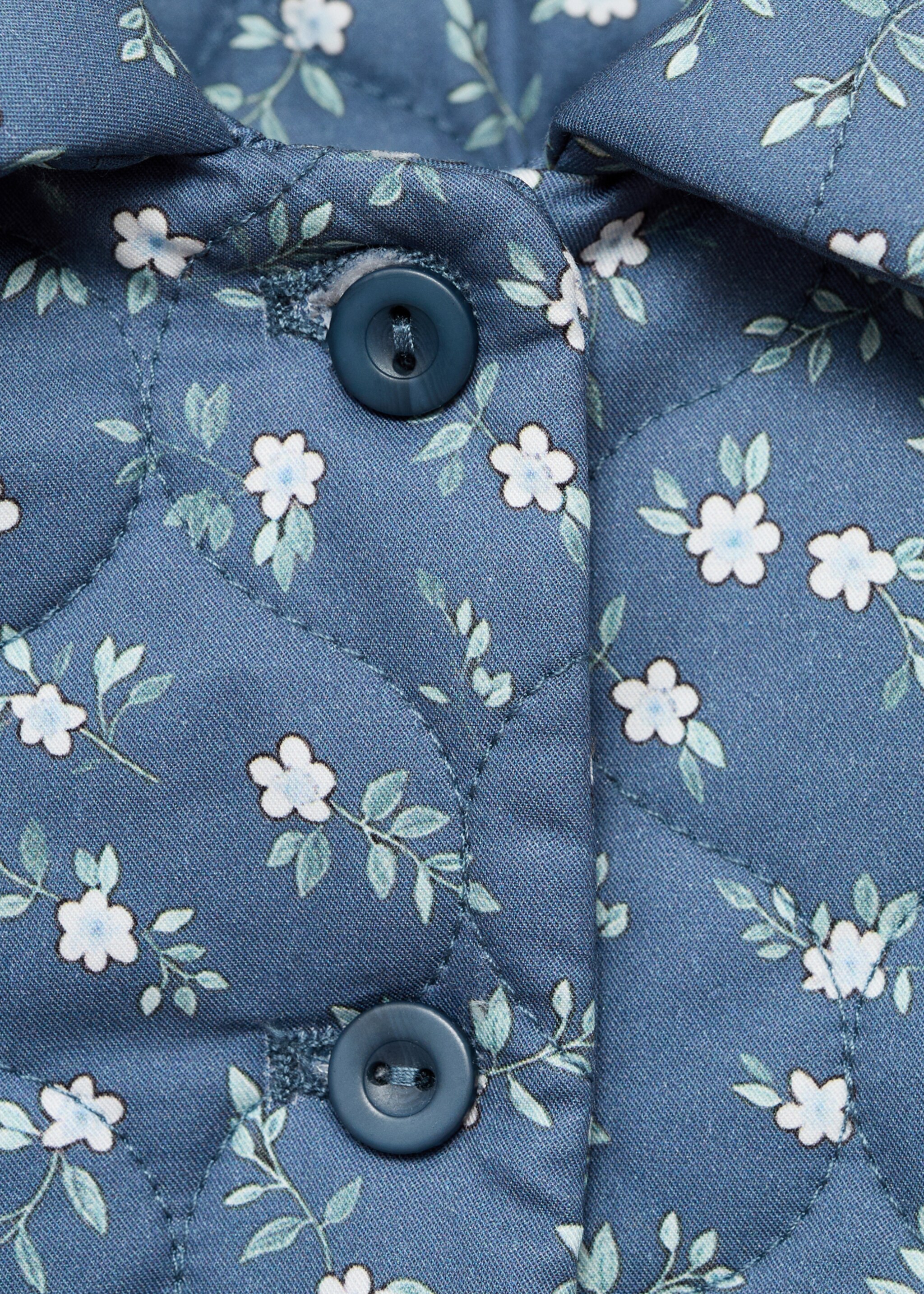 Anorak acolchado estampado floral - Detalle del artículo 8