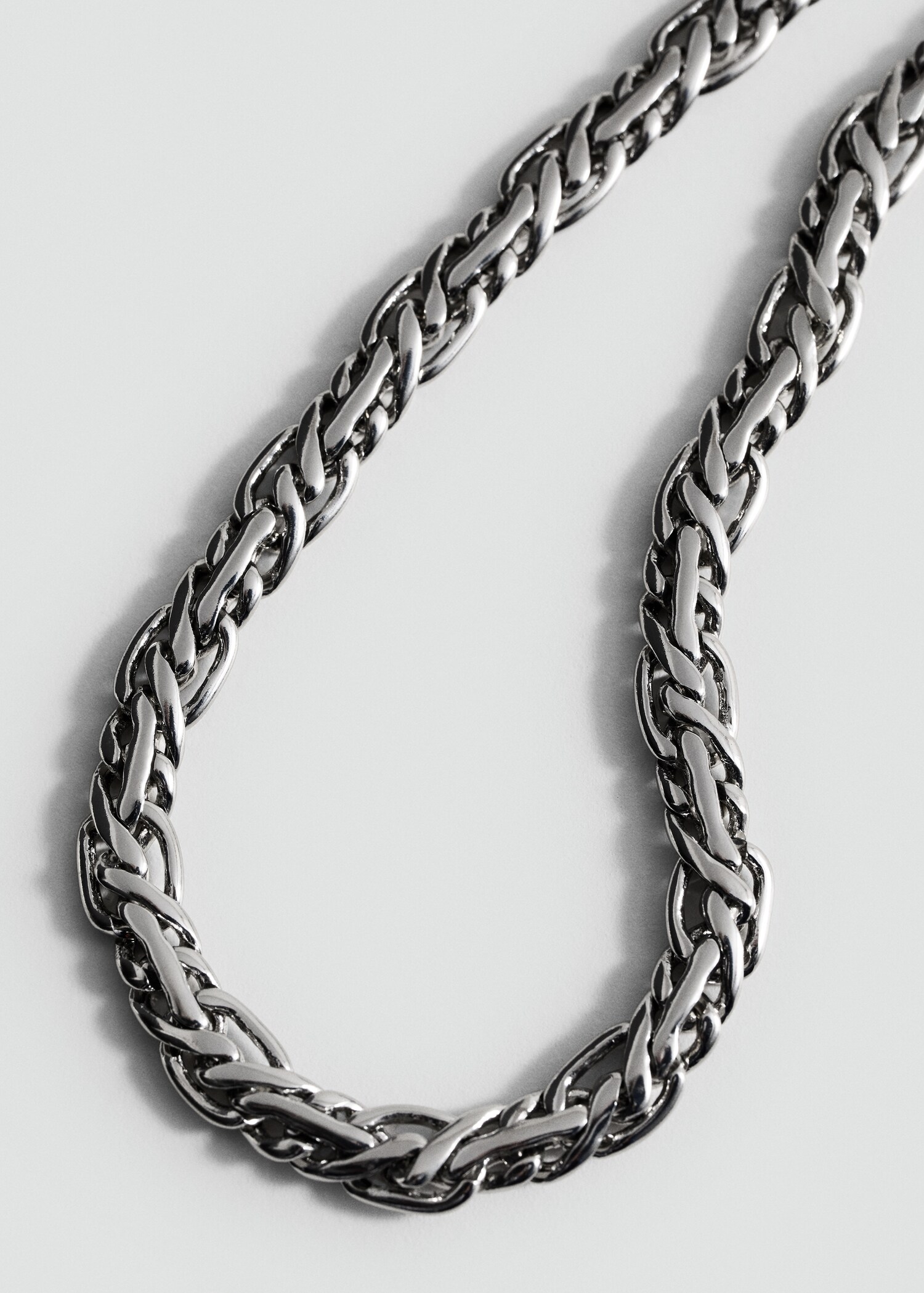 Necklace with mini links - Medium plane