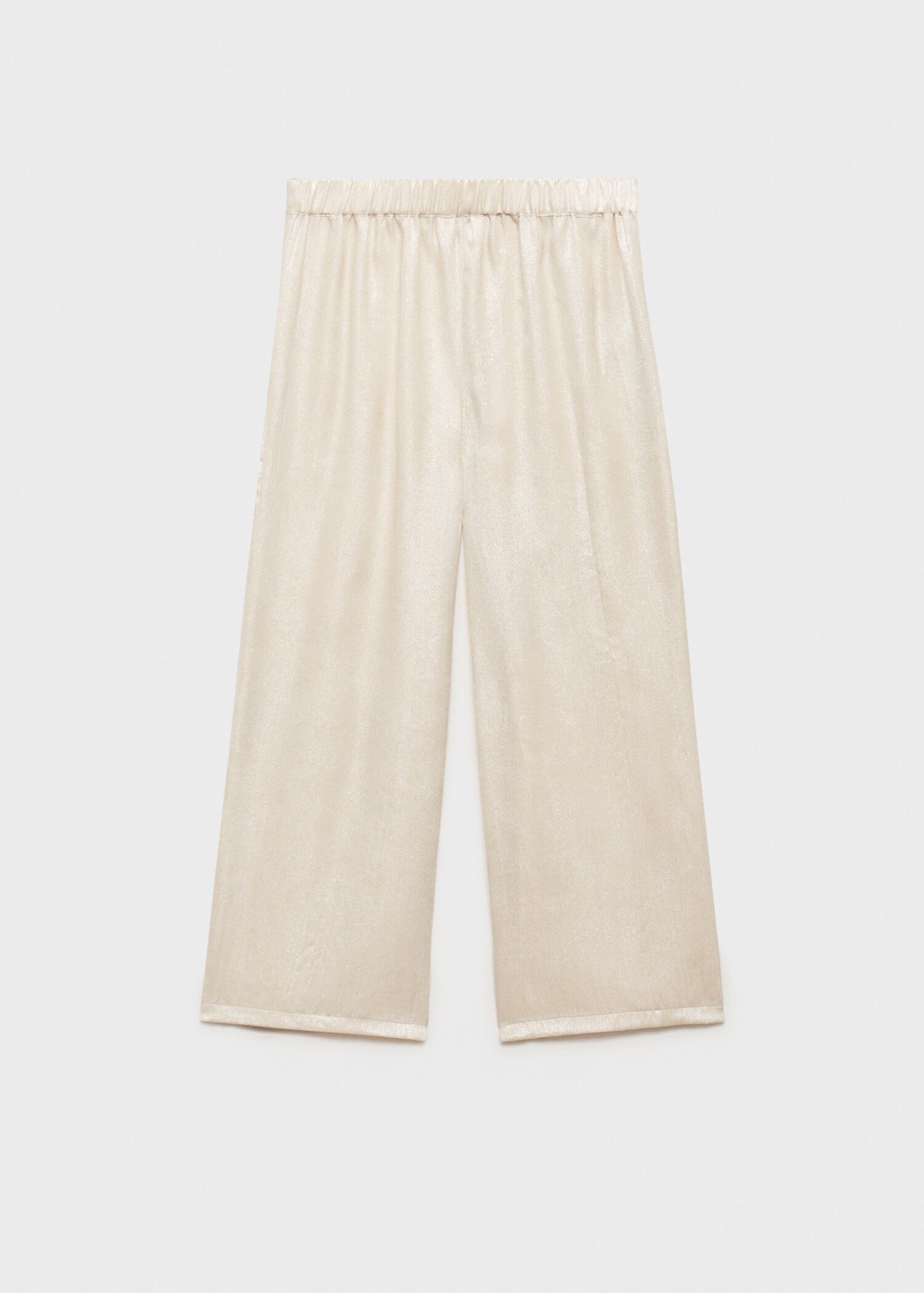 Pantaloni dritti metallizzati - Retro dell'articolo