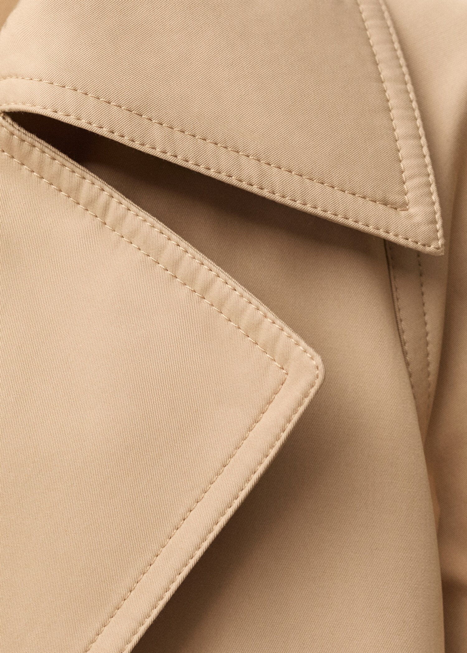 Trench lungo oversize cotone - Dettaglio dell'articolo 8