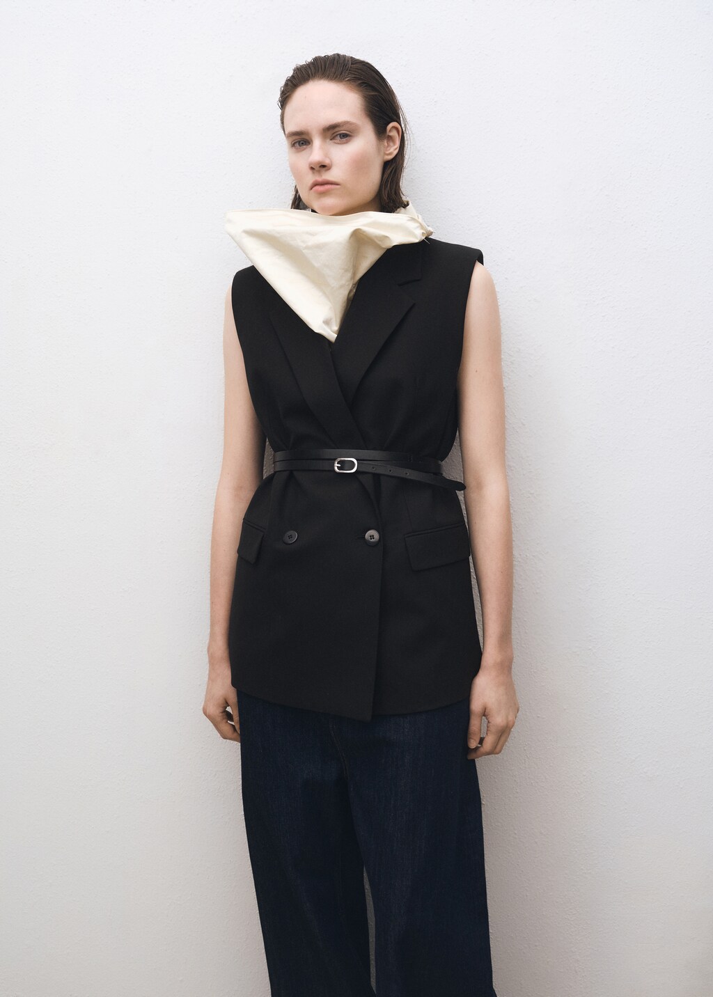 Jupe midi à carreaux laine mélangée - Femme | MANGO Niger Jupe midi à carreaux laine mélangée - Femme | MANGO Niger