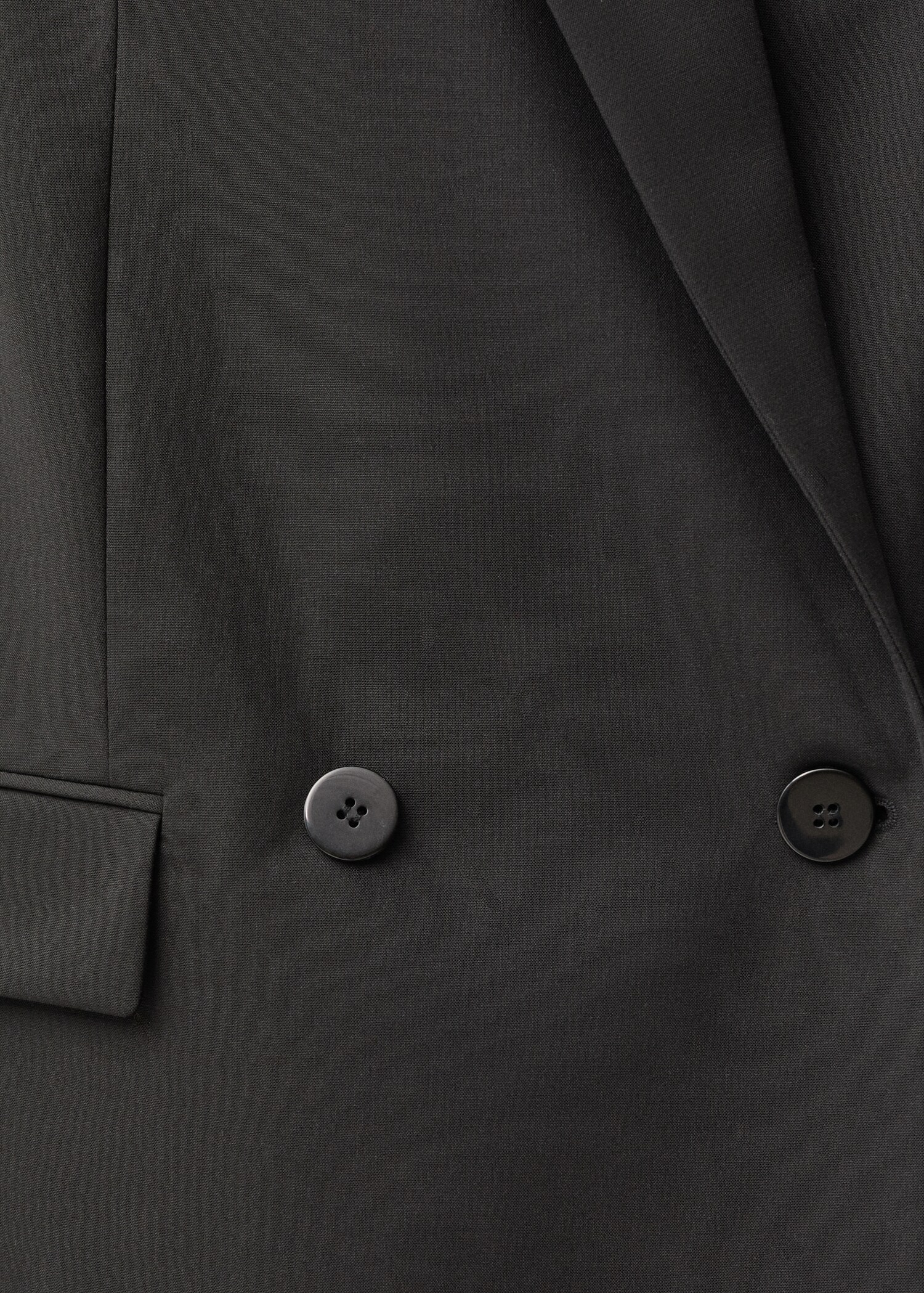 Wool-blend waistcoat with lapels - Details of the article 0