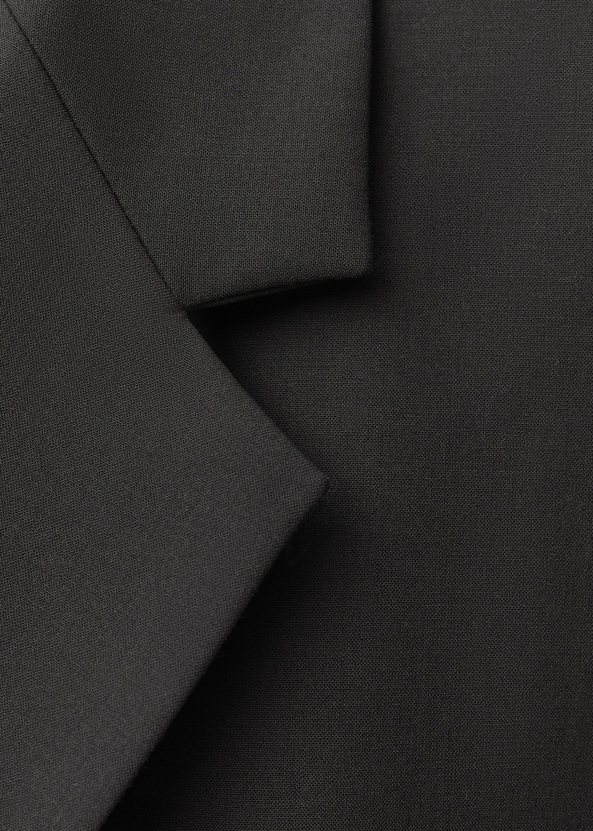 Wool-blend waistcoat with lapels - Details of the article 8