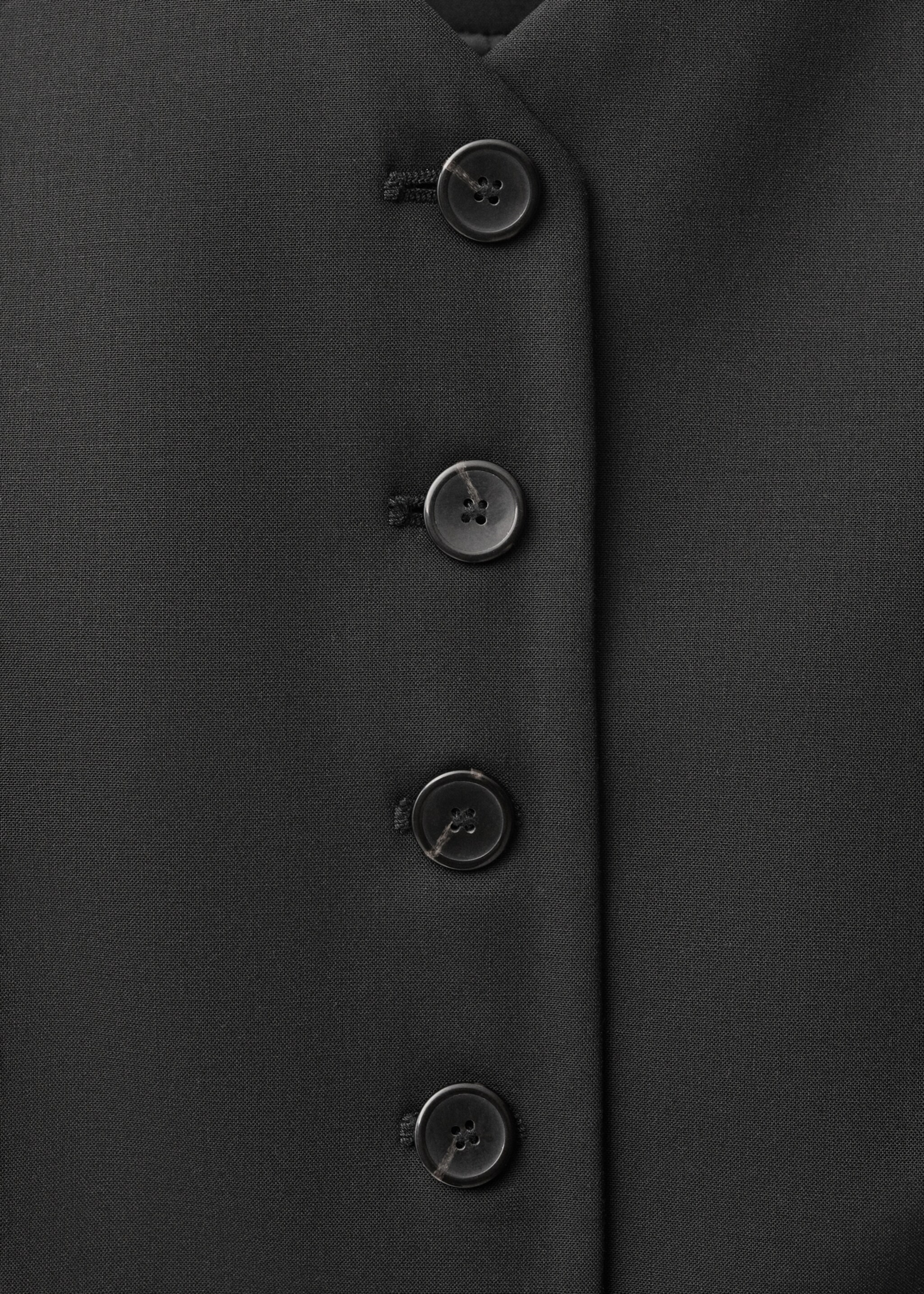 Wool-blend suit waistcoat - Details of the article 8