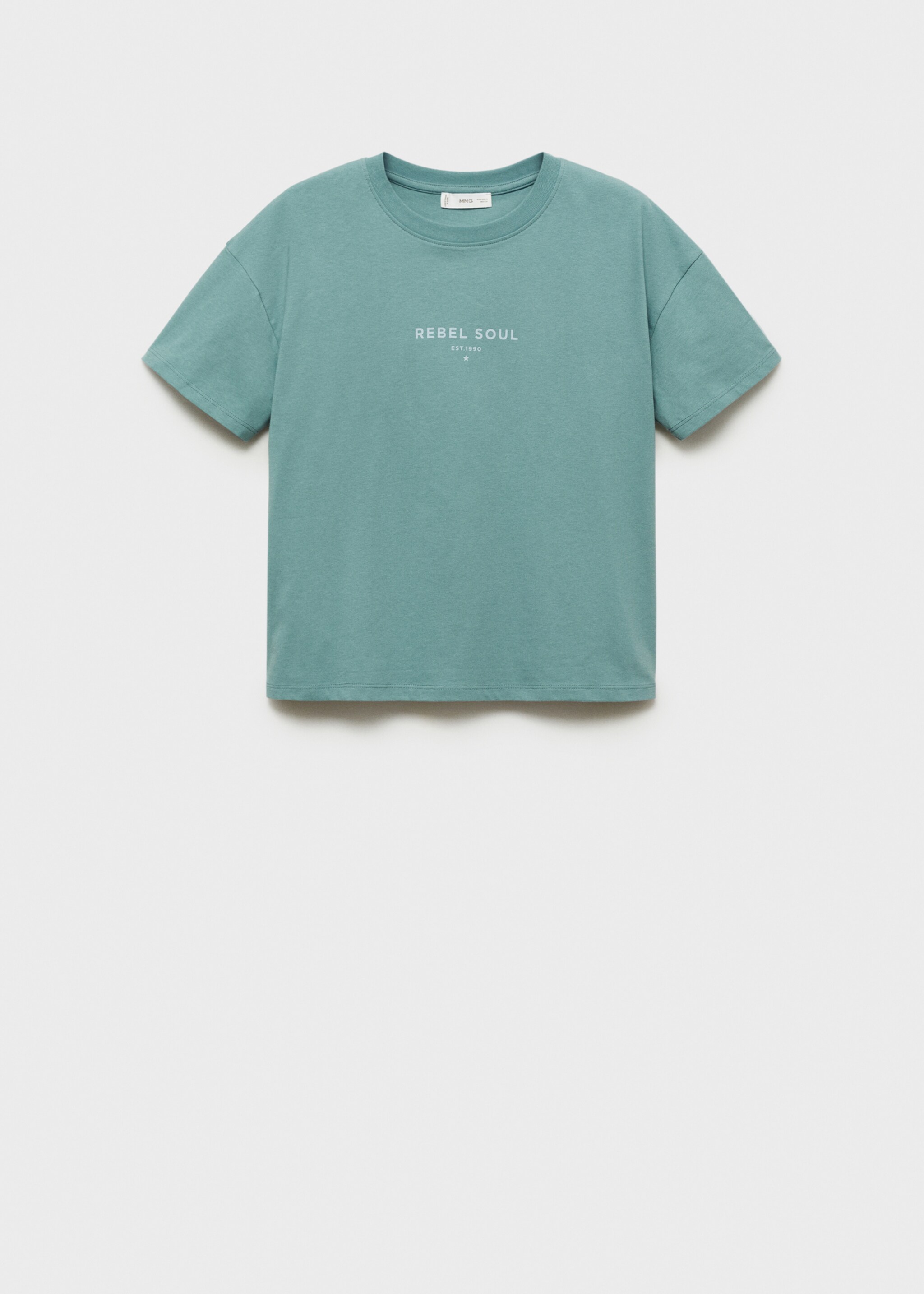 Message cotton T-shirt - Article without model