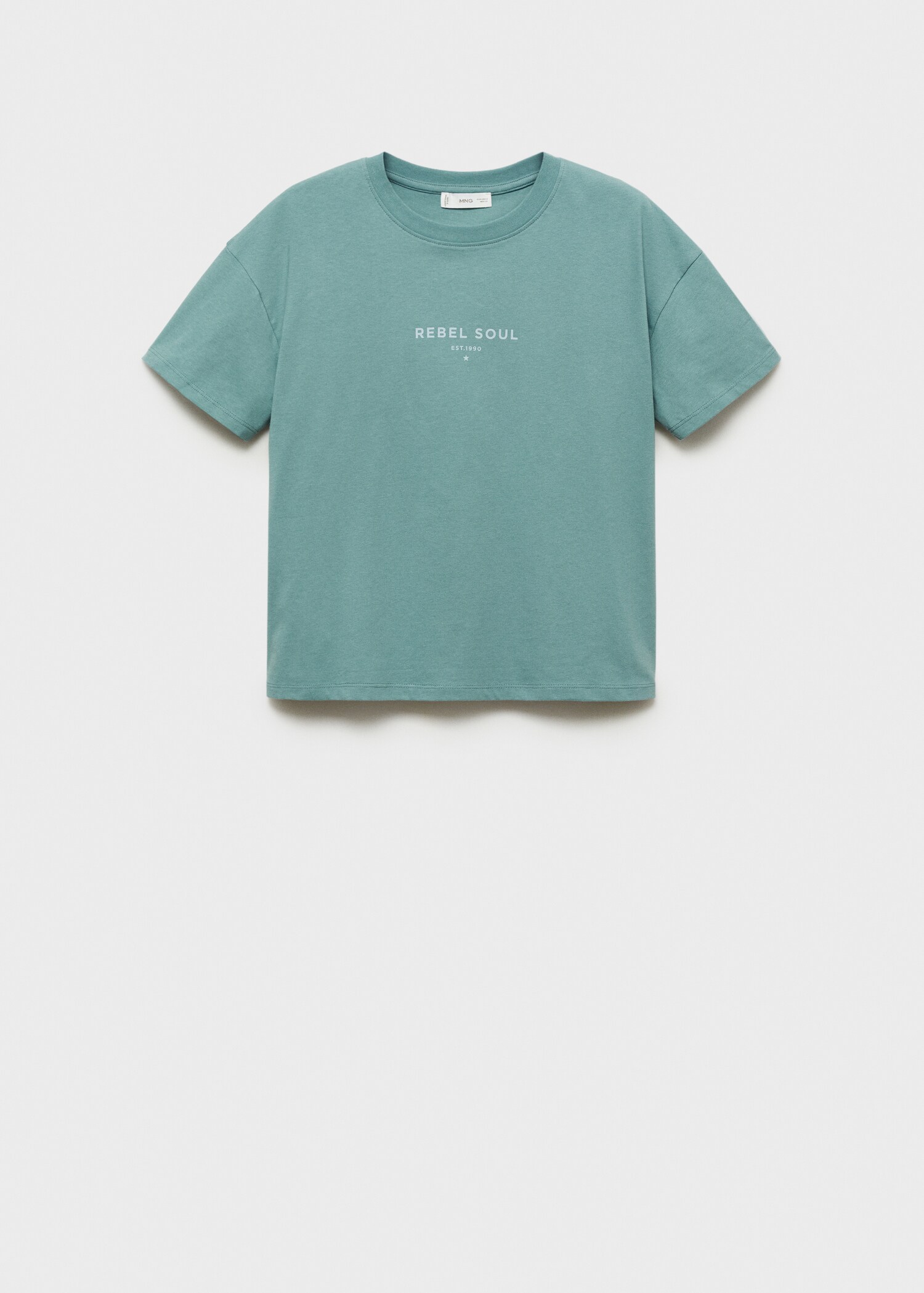 Message cotton T-shirt - Article without model