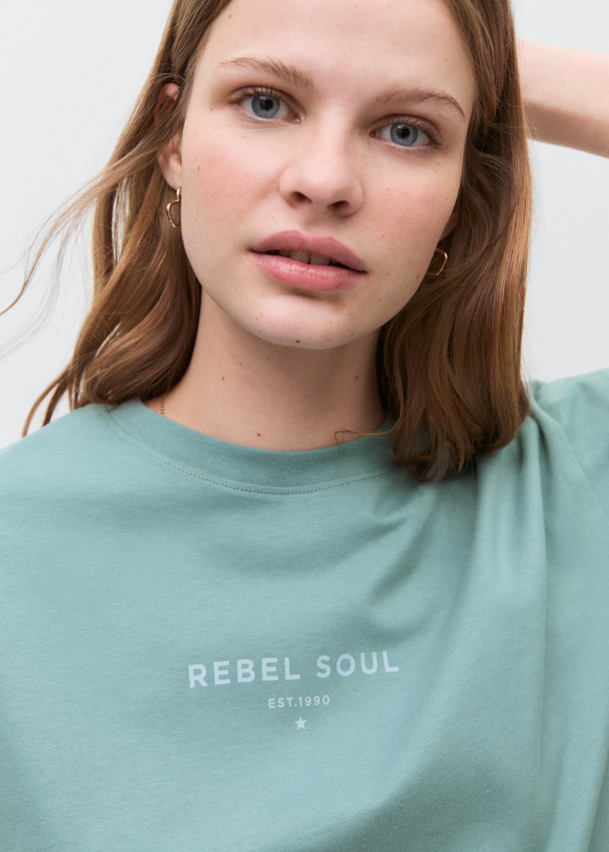 Message cotton T-shirt - Details of the article 1