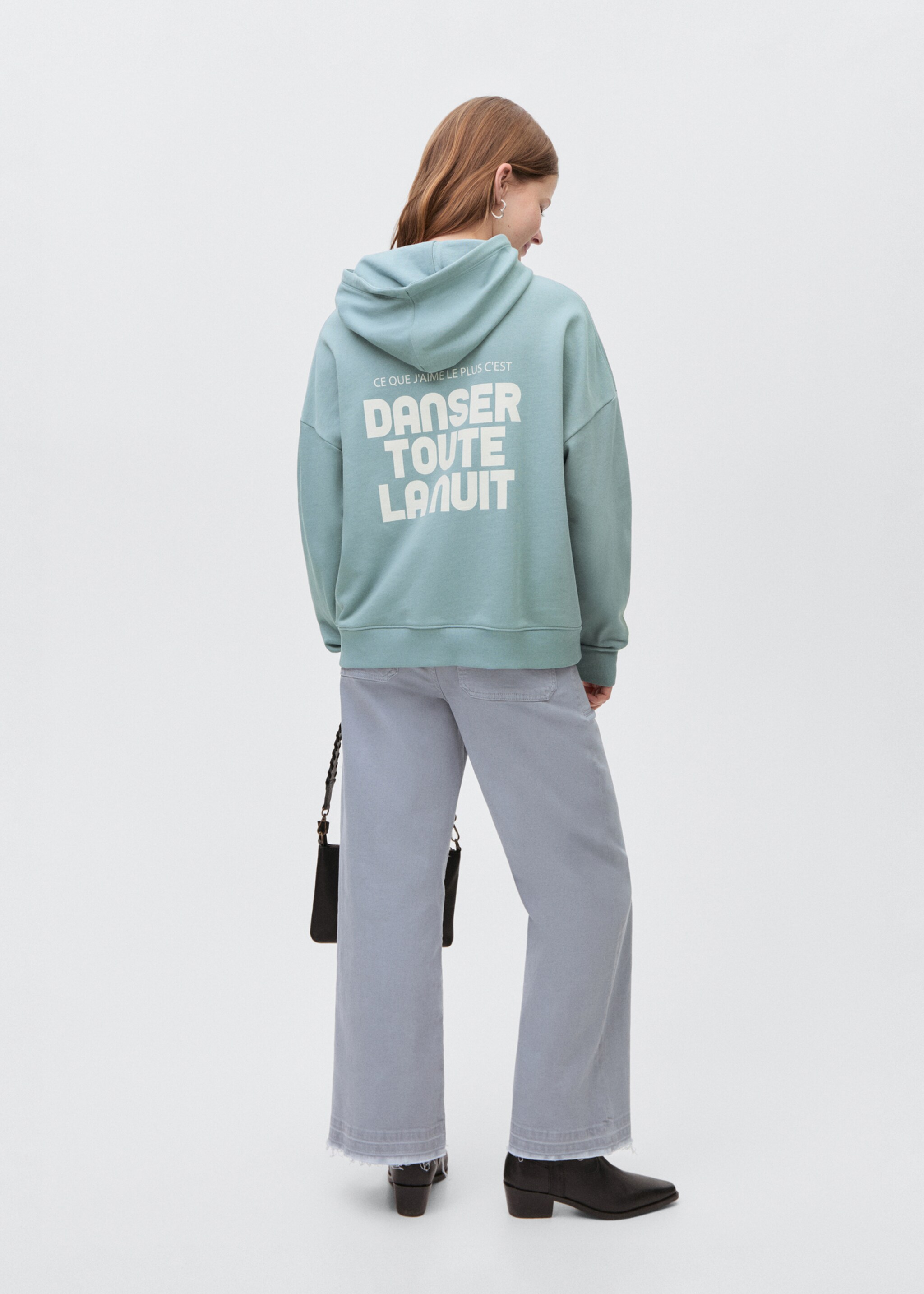 Sweater à capuche coton - Verso de l’article