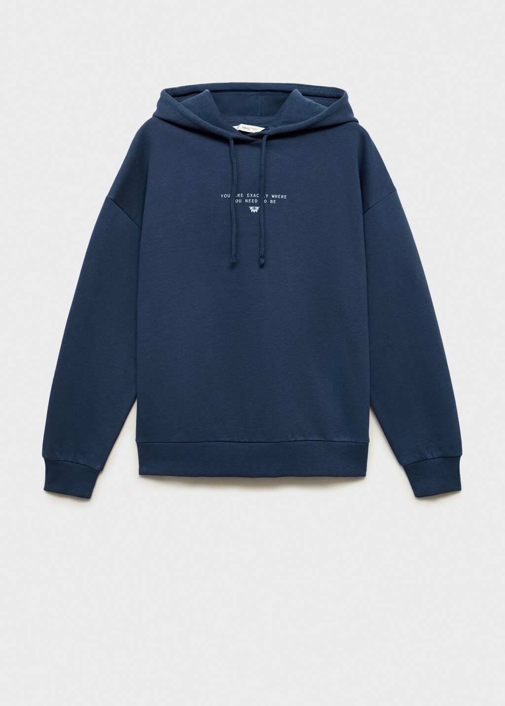 Hoodie cotton sweatshirt - Teen | MANGO USA