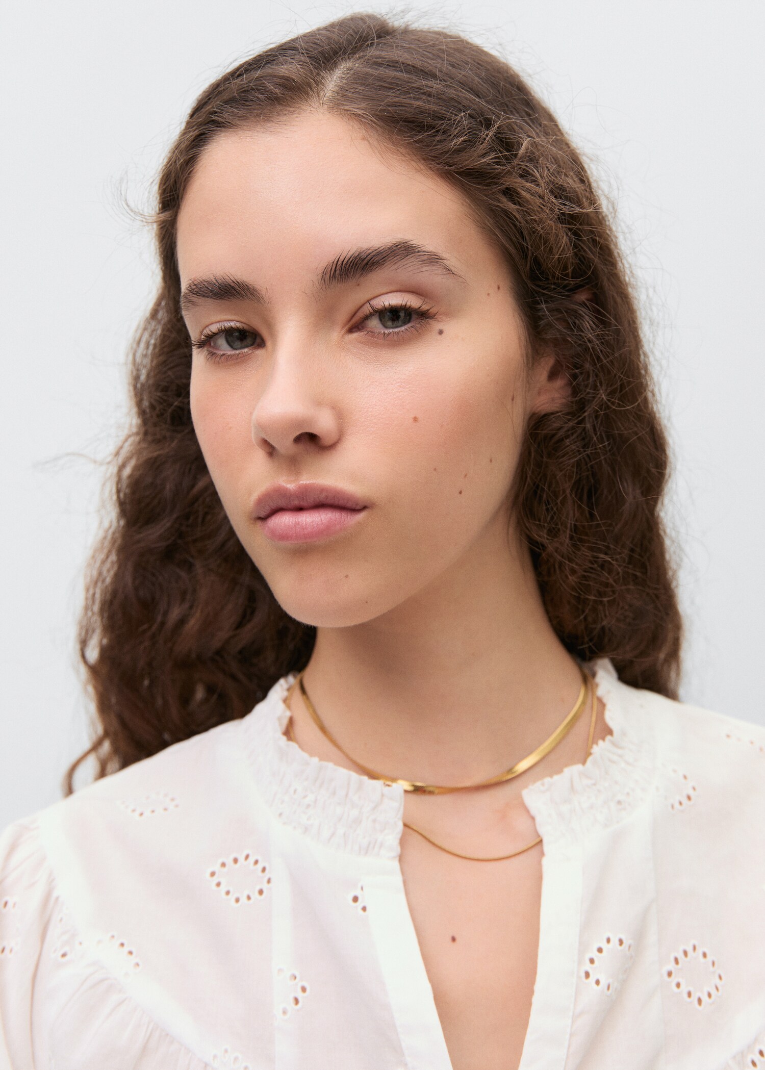 Blouse met Engelse broderie - Detail van het artikel 1