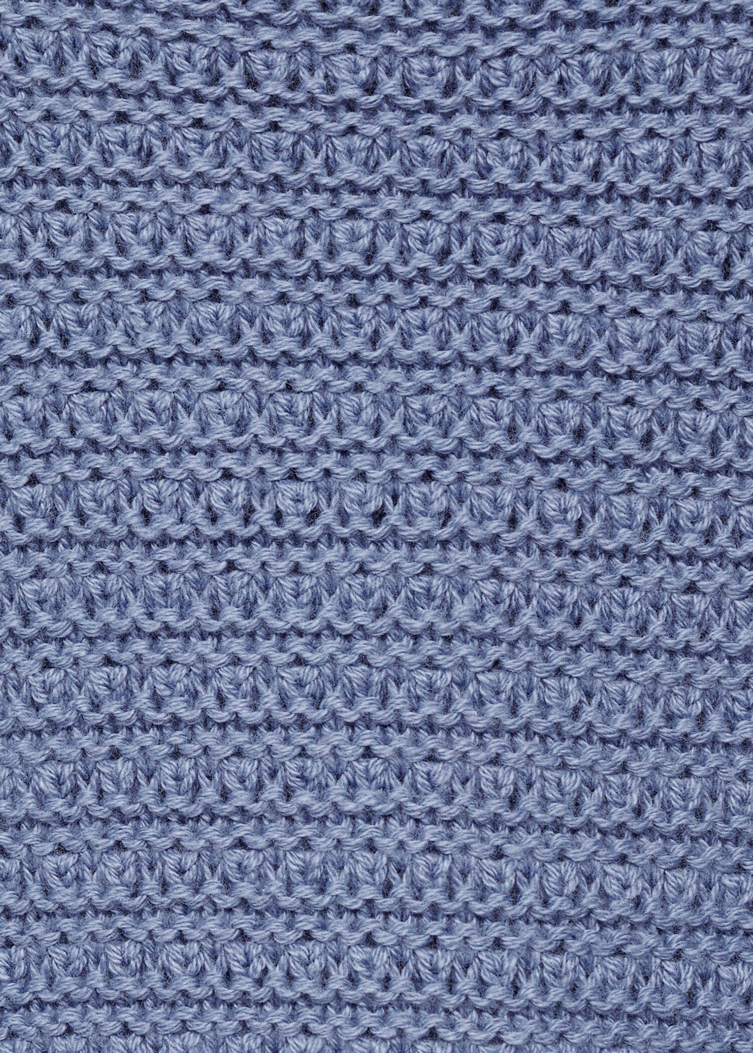 Short-sleeved knitted cotton sweater - Details of the article 0