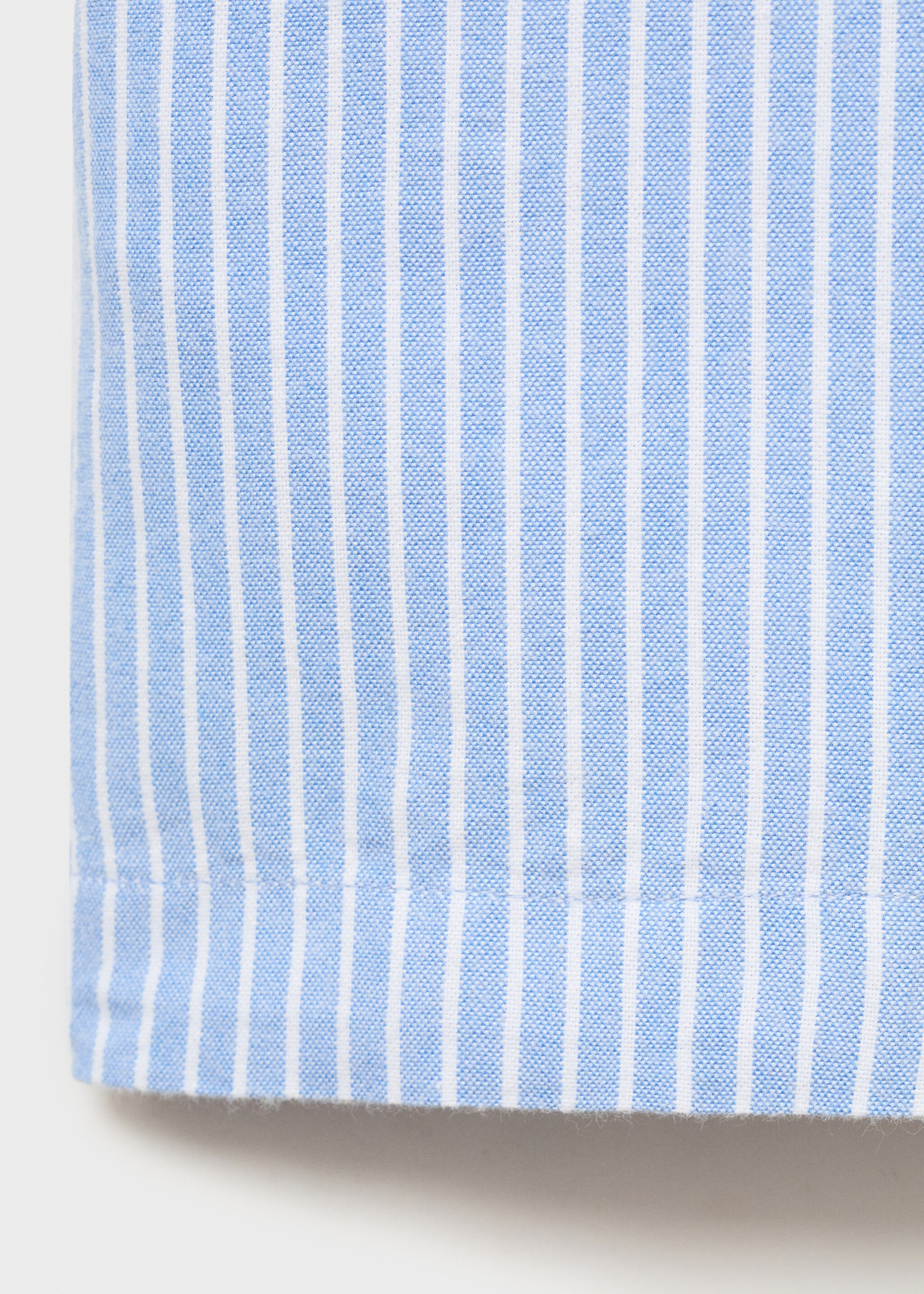 Striped cotton trousers - Details of the article 0