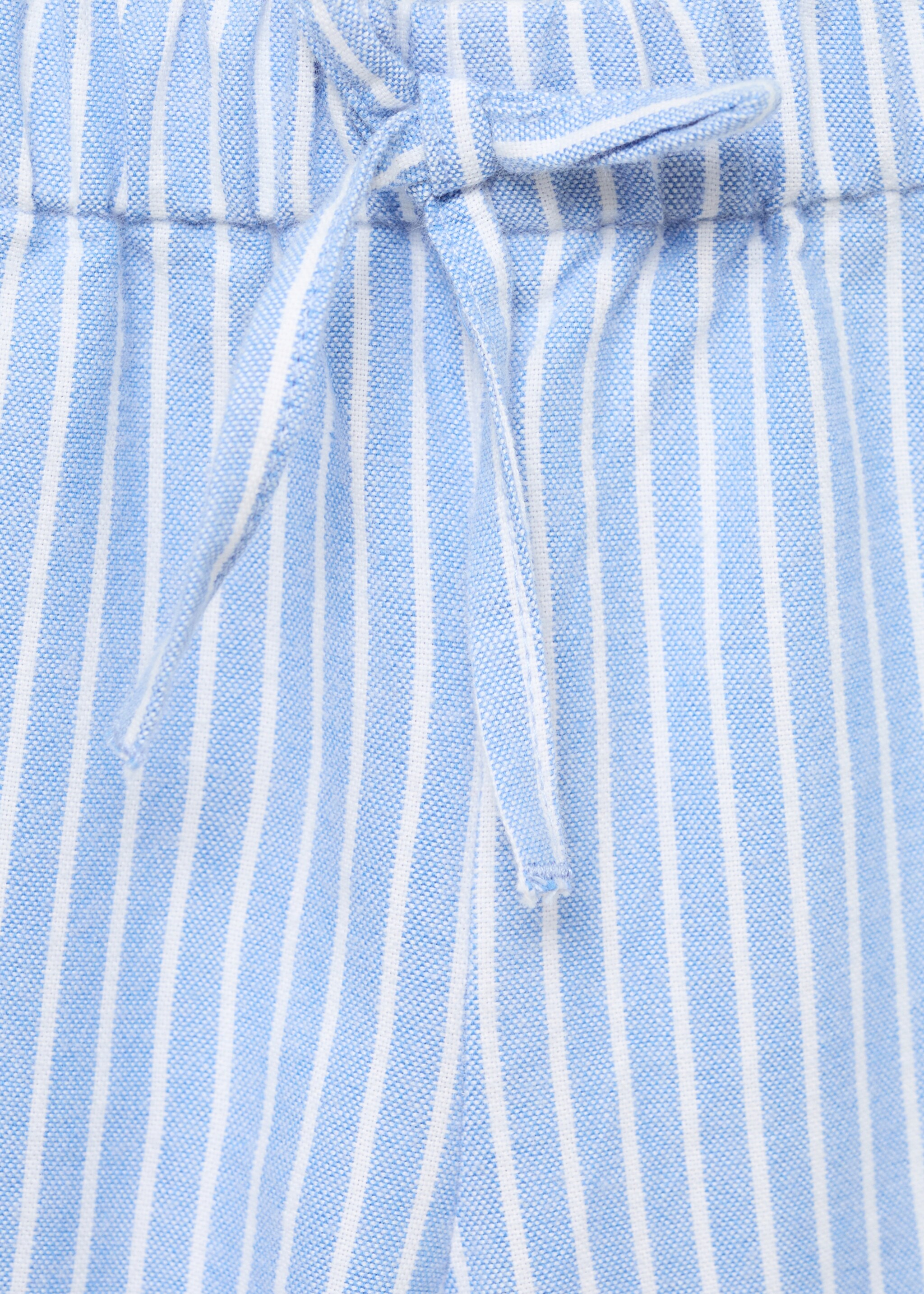 Striped cotton trousers - Details of the article 8