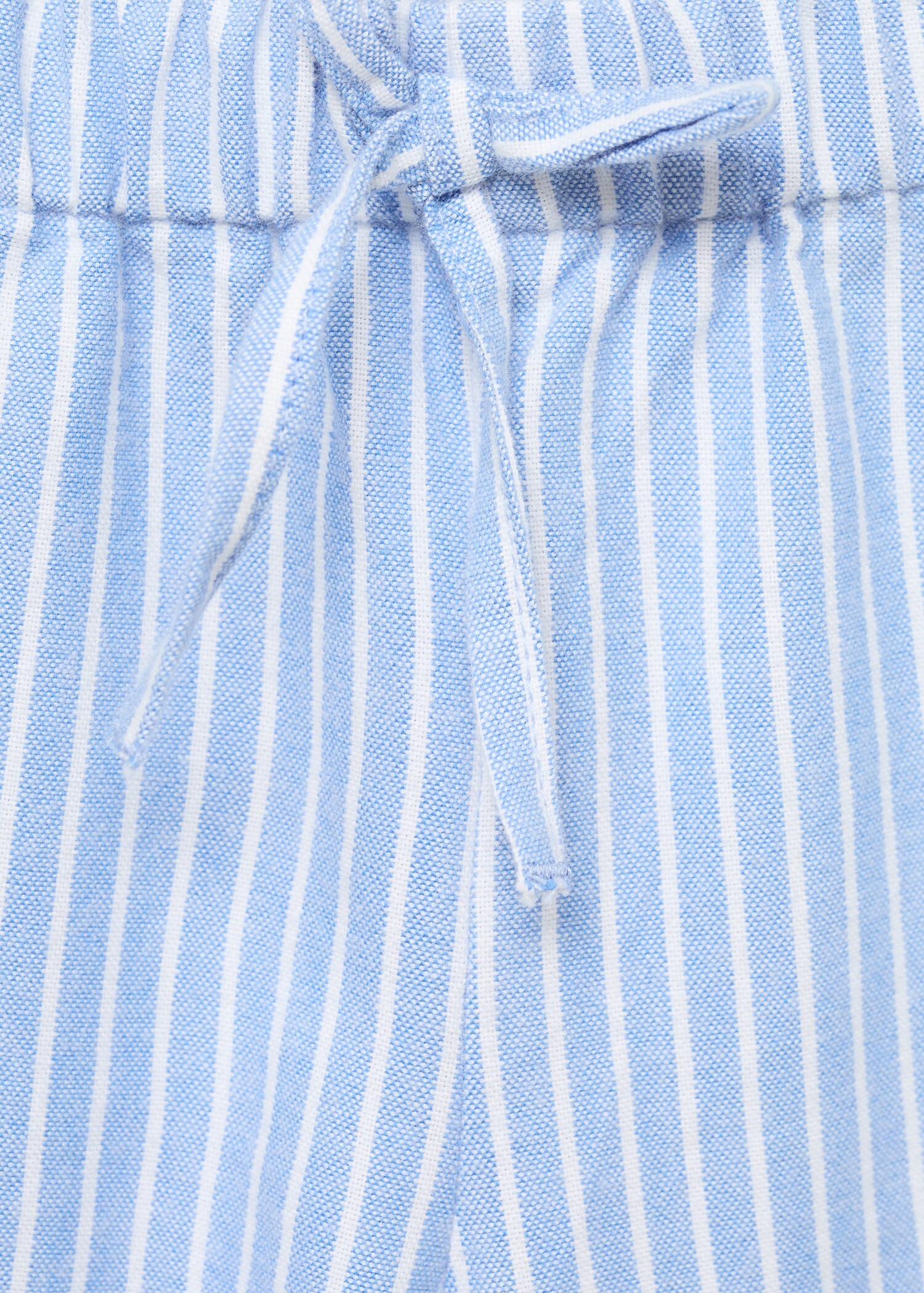Striped cotton trousers - Details of the article 8