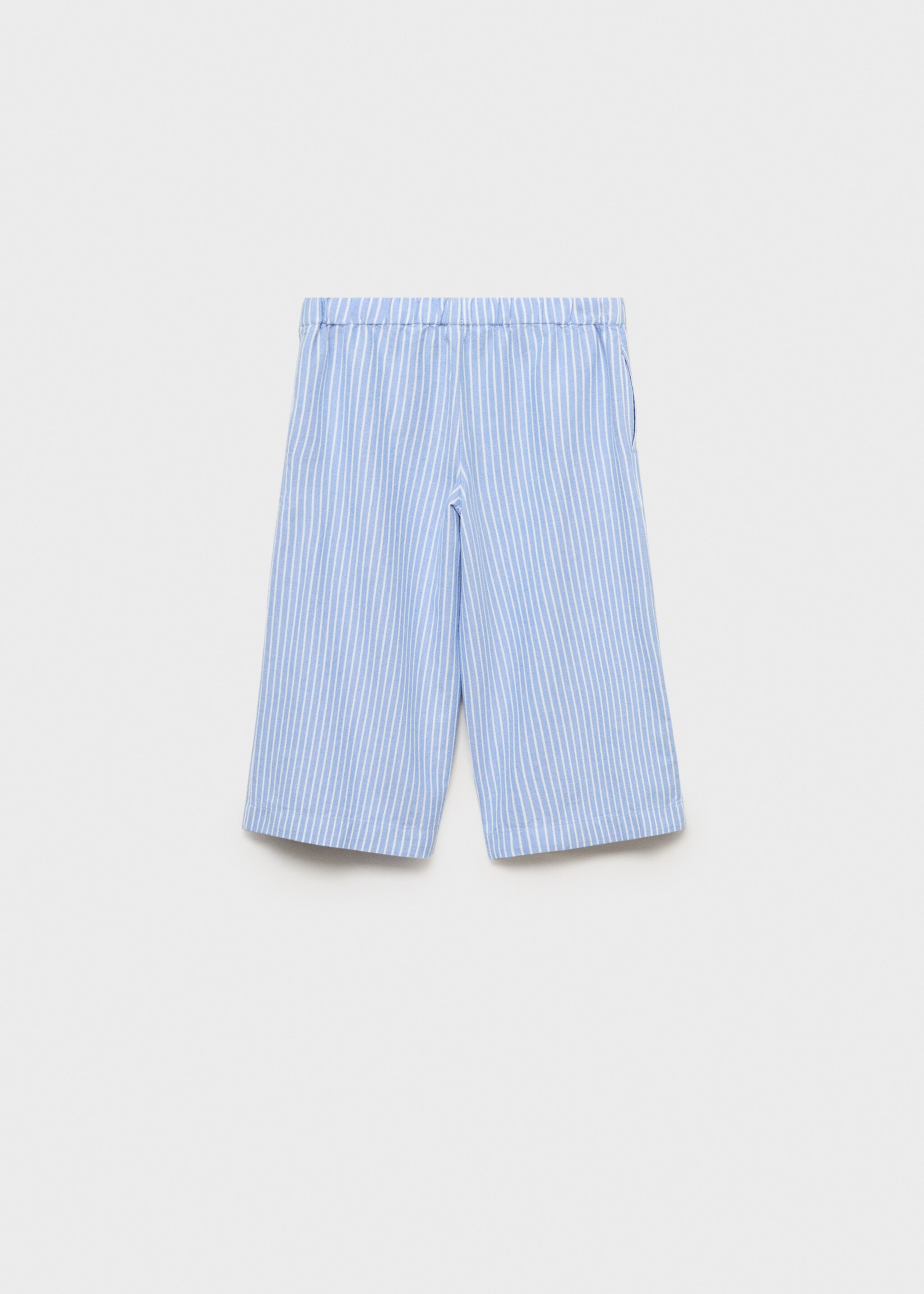 Striped cotton trousers - Reverse of the article