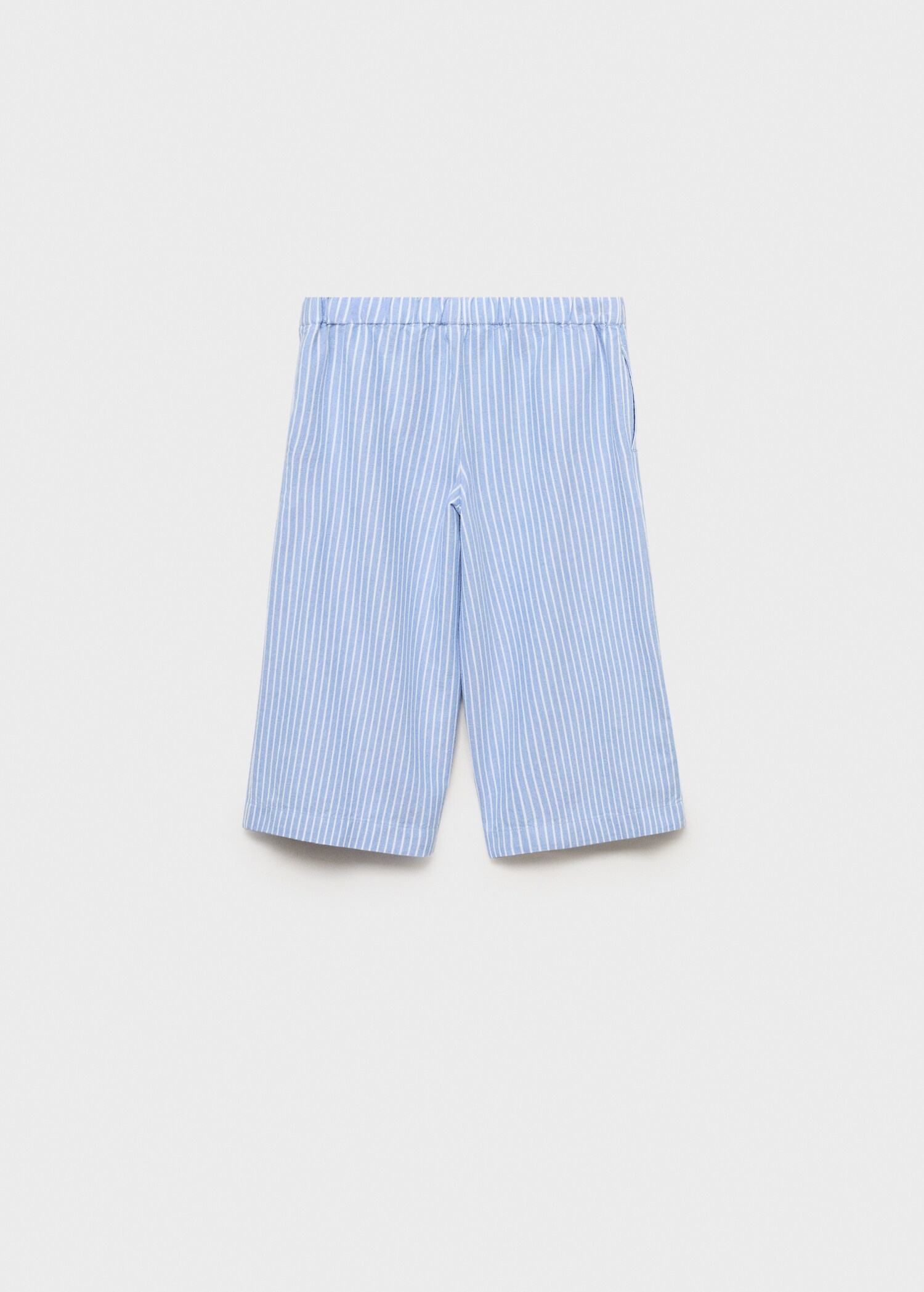 Striped cotton trousers - Reverse of the article