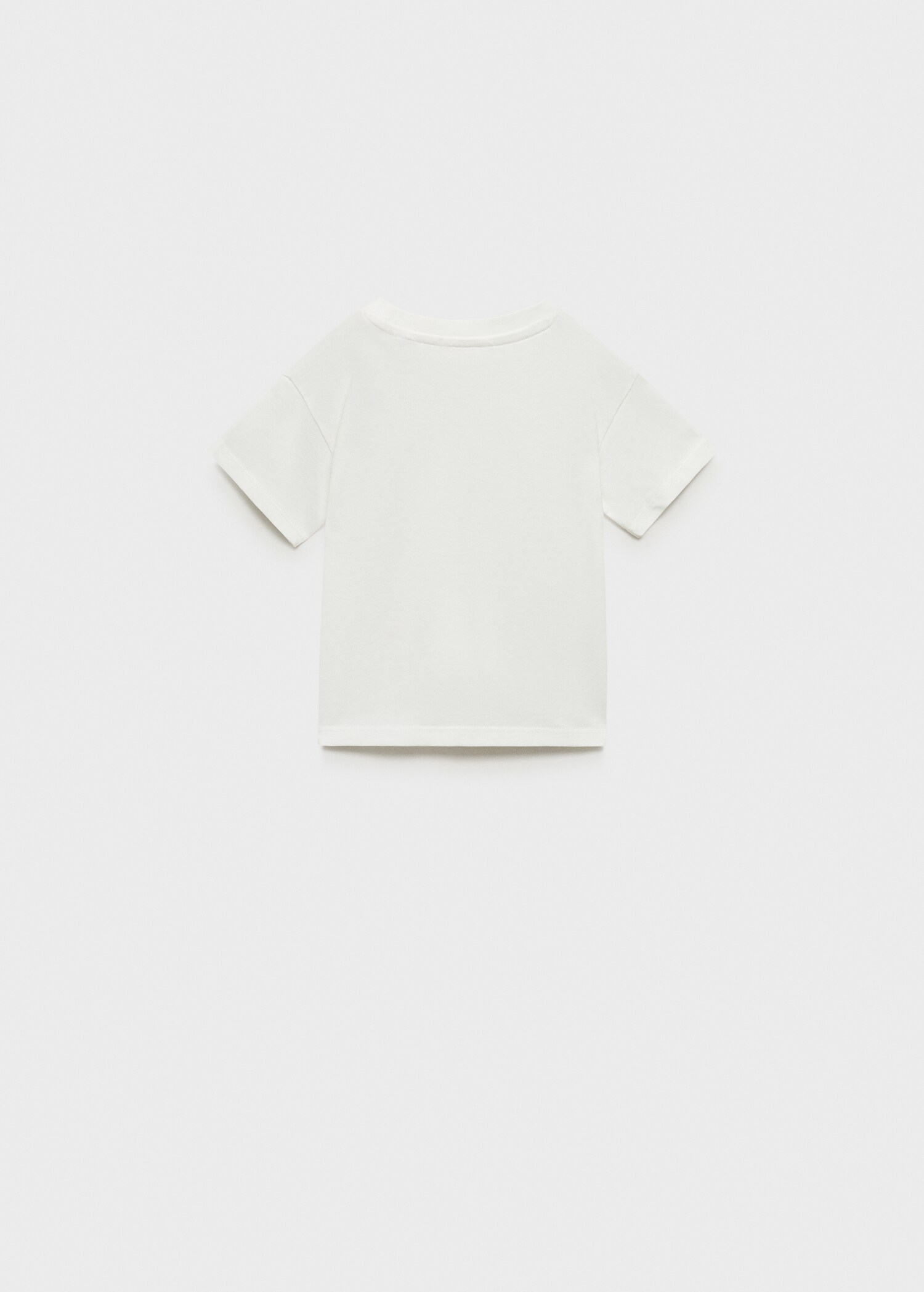 T-Shirt mit aufgesetzter Tasche - Rückseite des Artikels