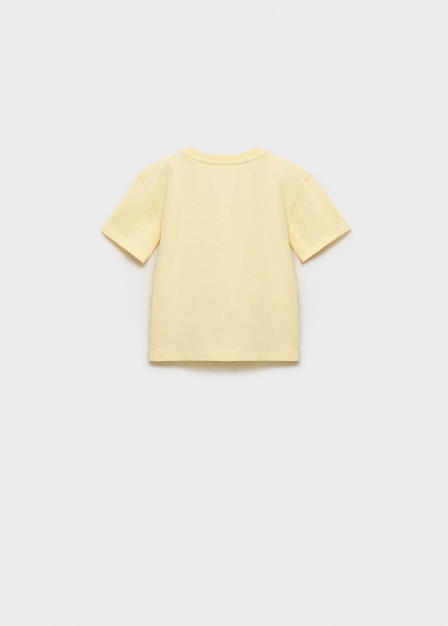 Camiseta algodón estampado dibujo - Reverso del artículo