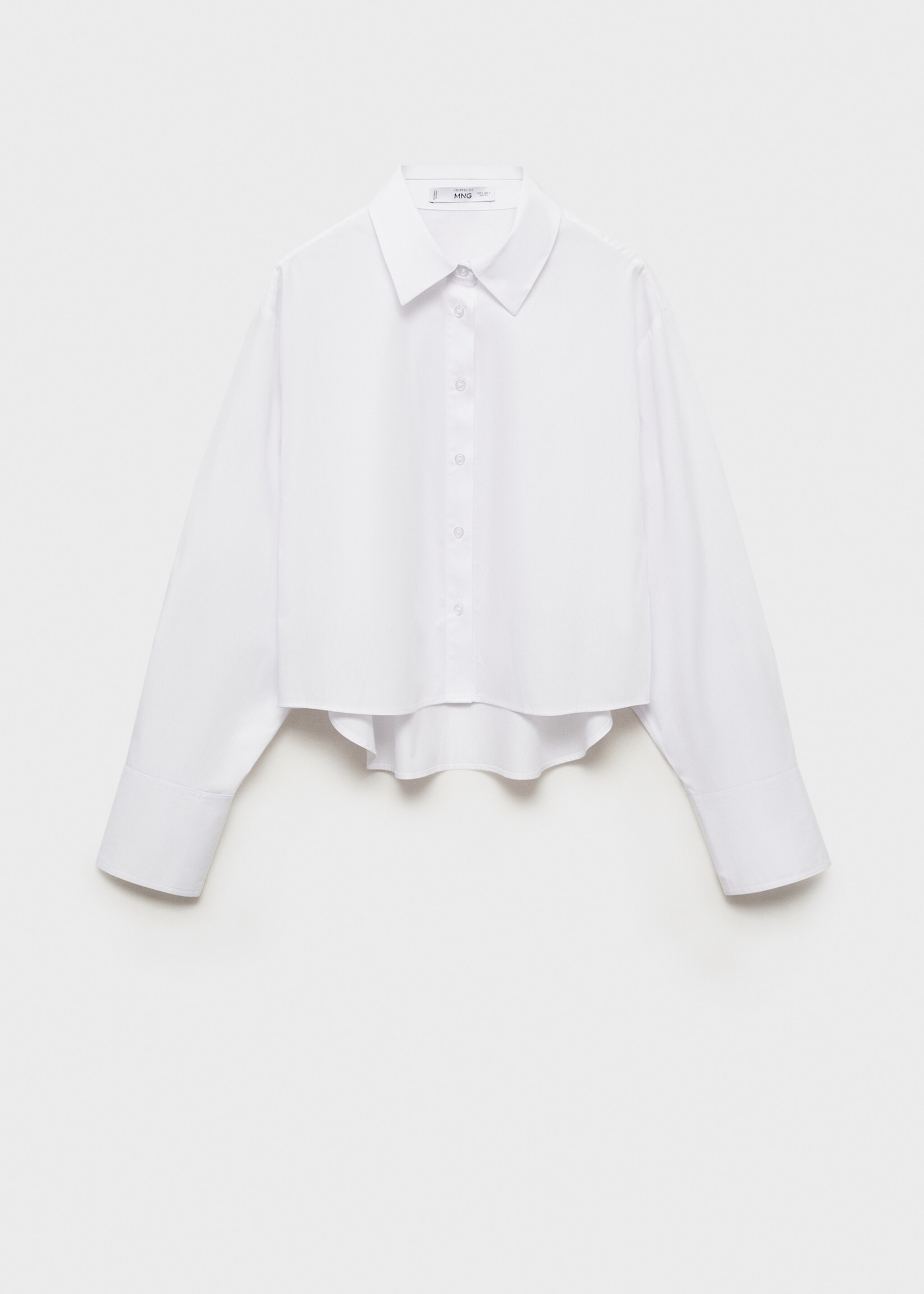 Regular cropped shirt - Article without model