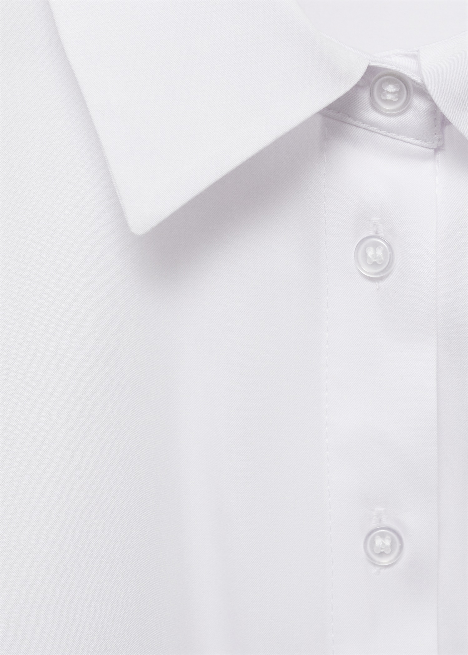 Regular cropped shirt - Details of the article 8