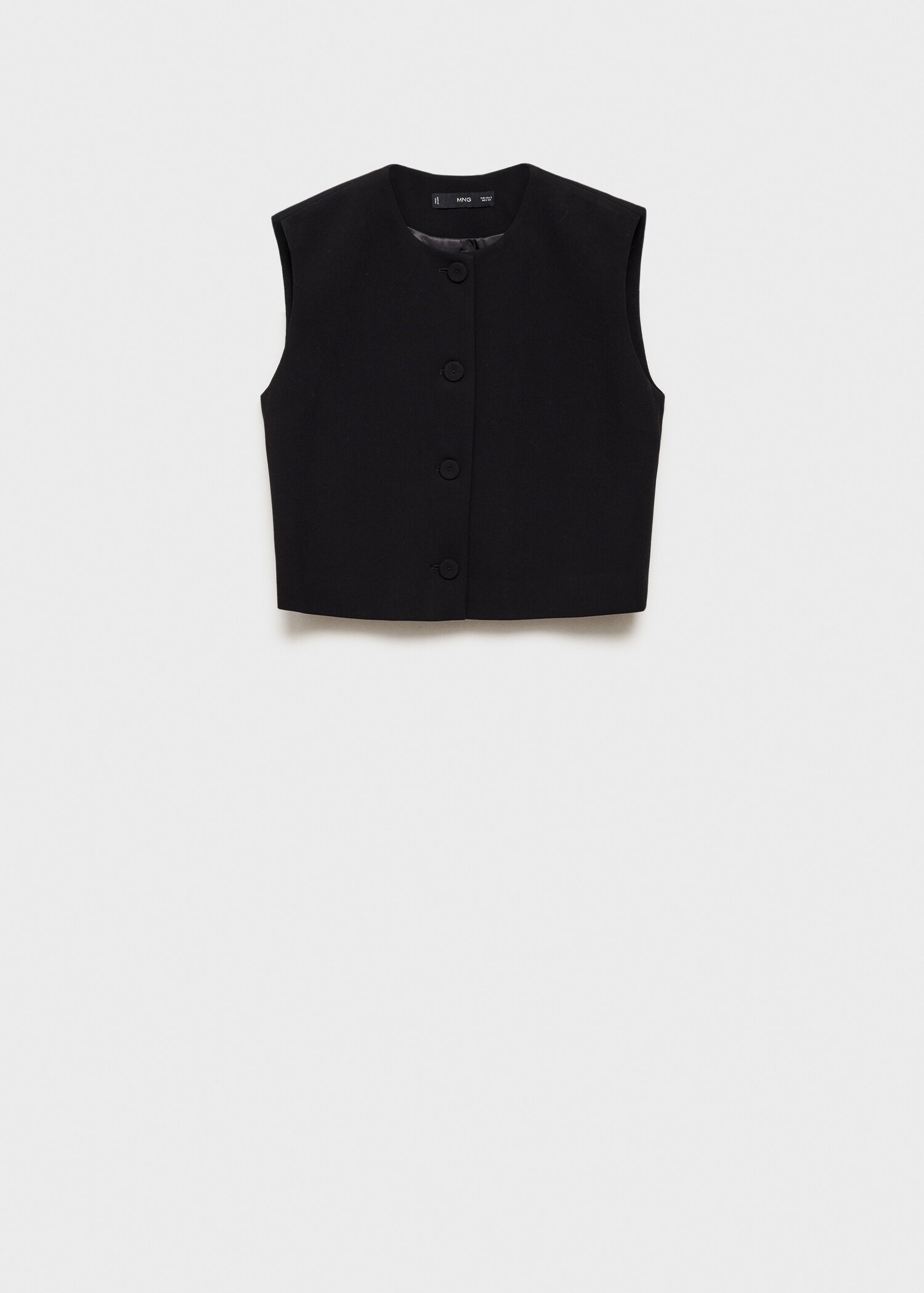 Gilet met knopen - Artikel zonder model