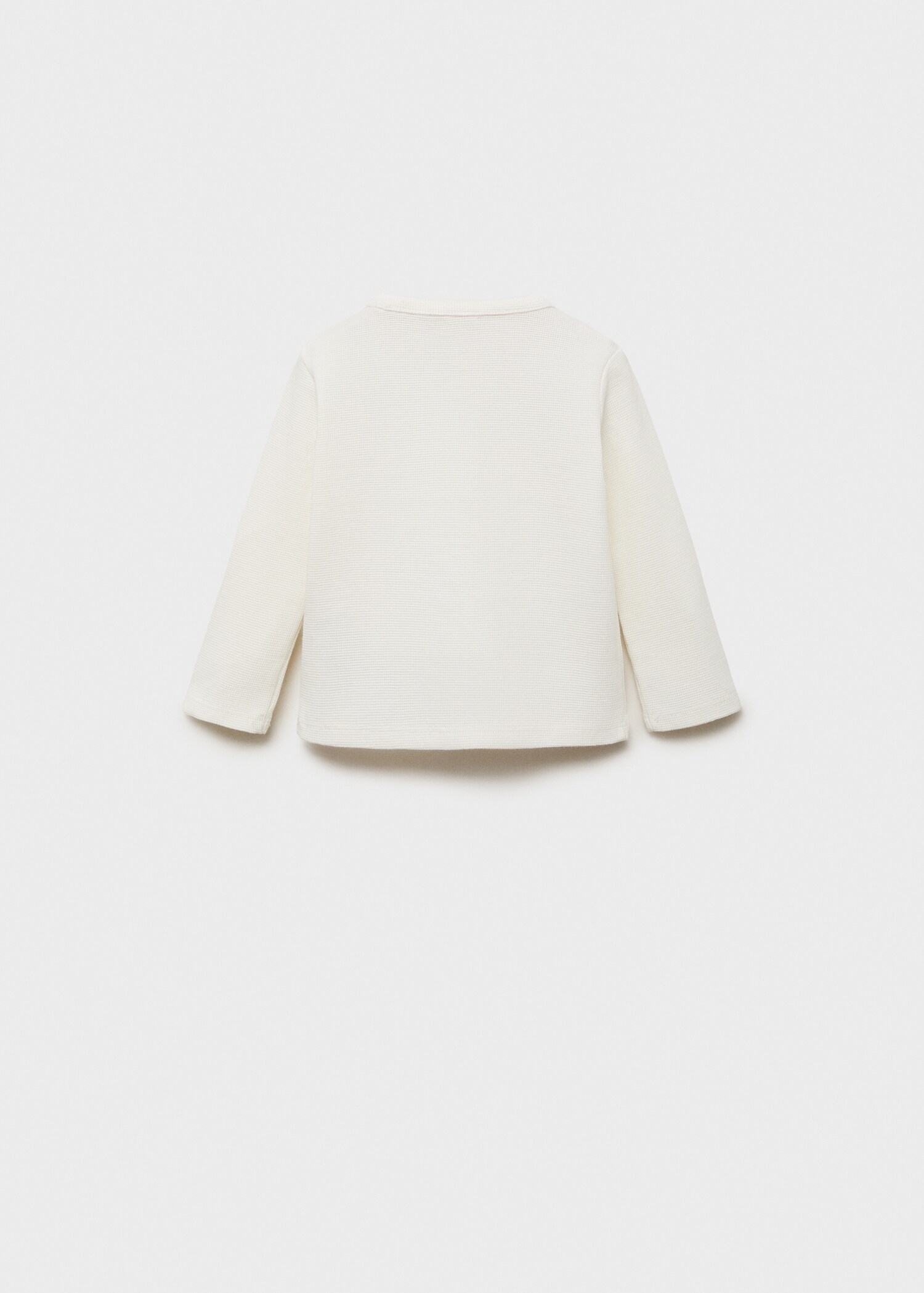 Camiseta manga larga botones - Reverso del artículo