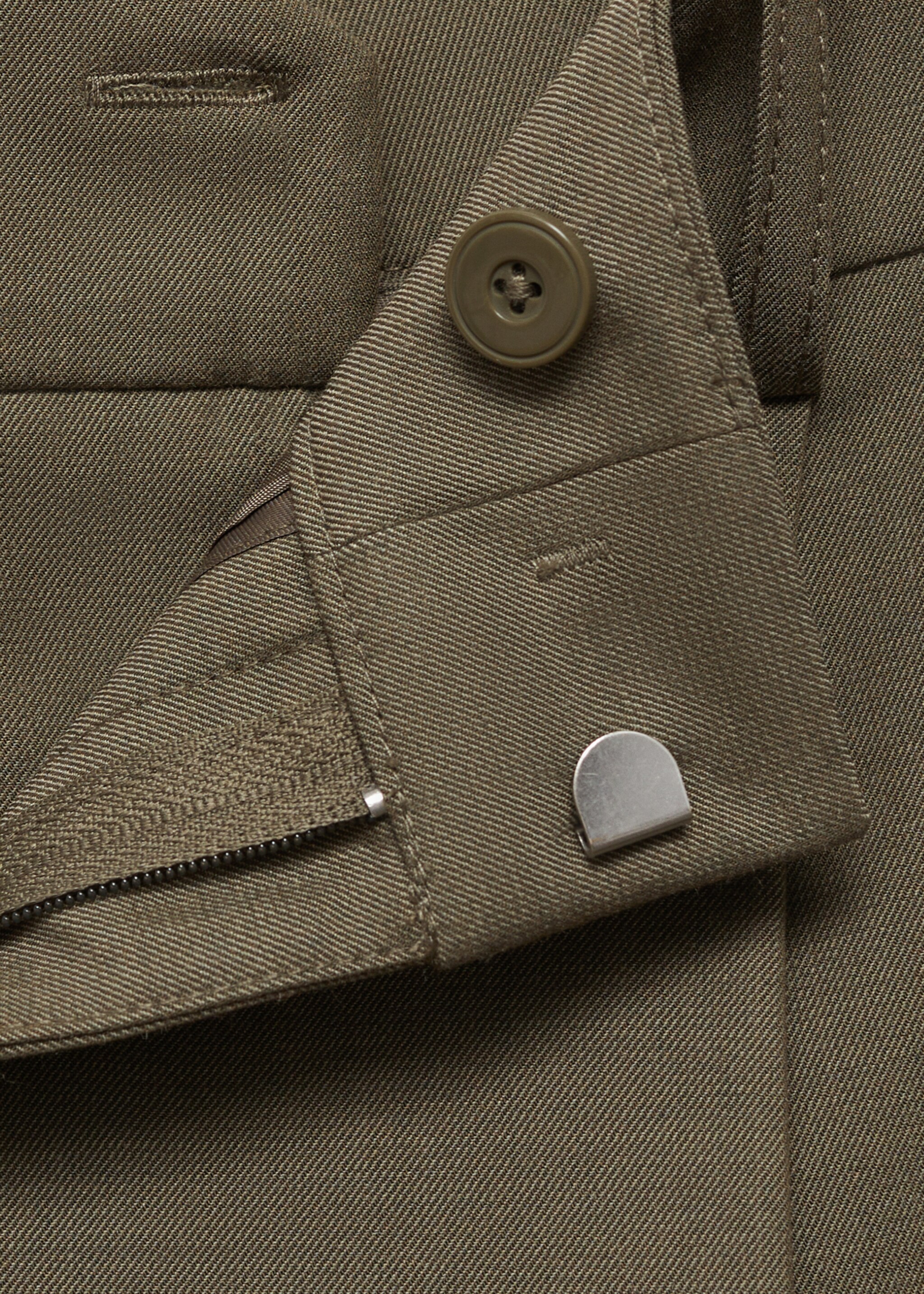 Straight mid-rise trousers - Details of the article 8