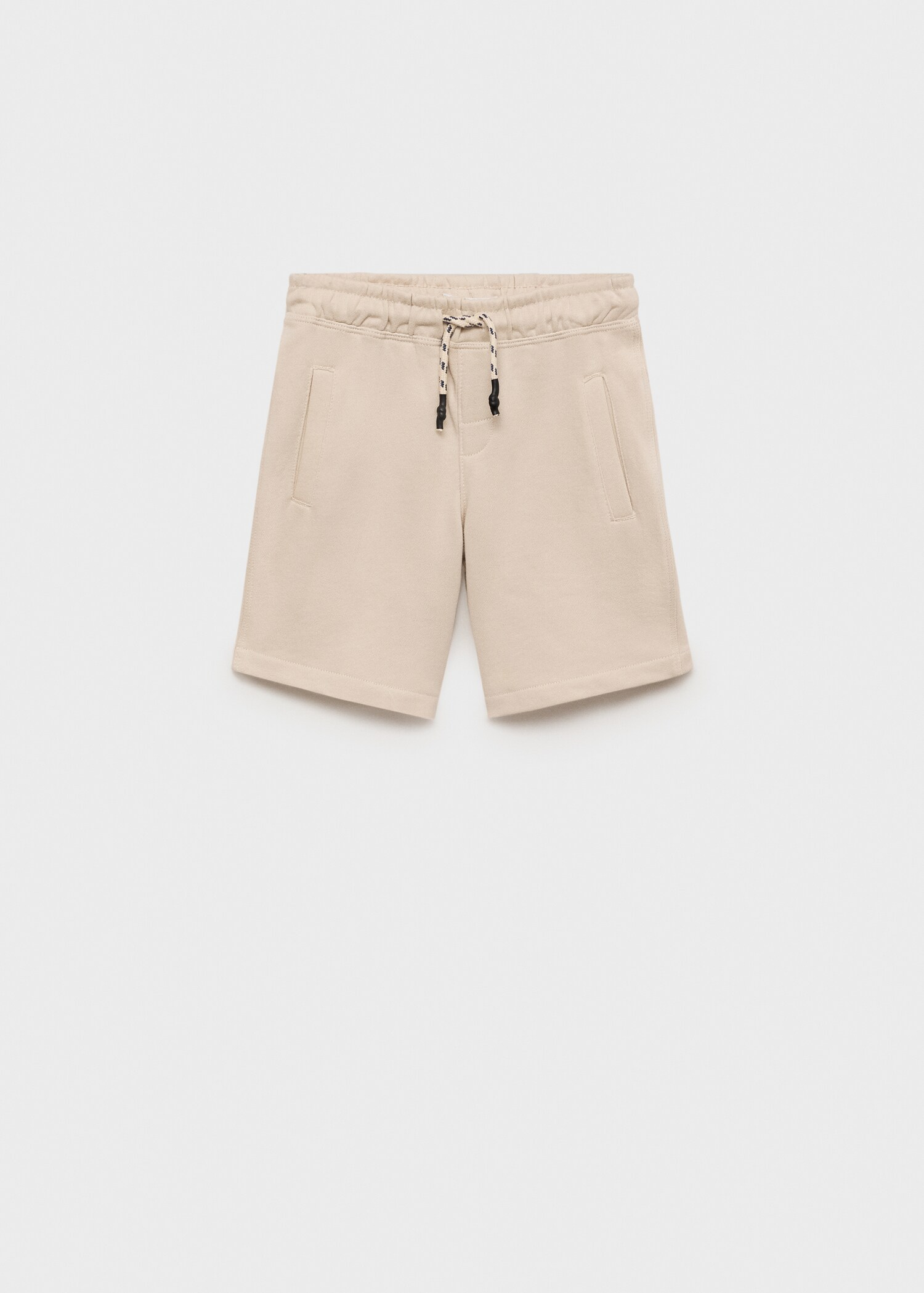 Cotton shorts with drawstring - Article without model