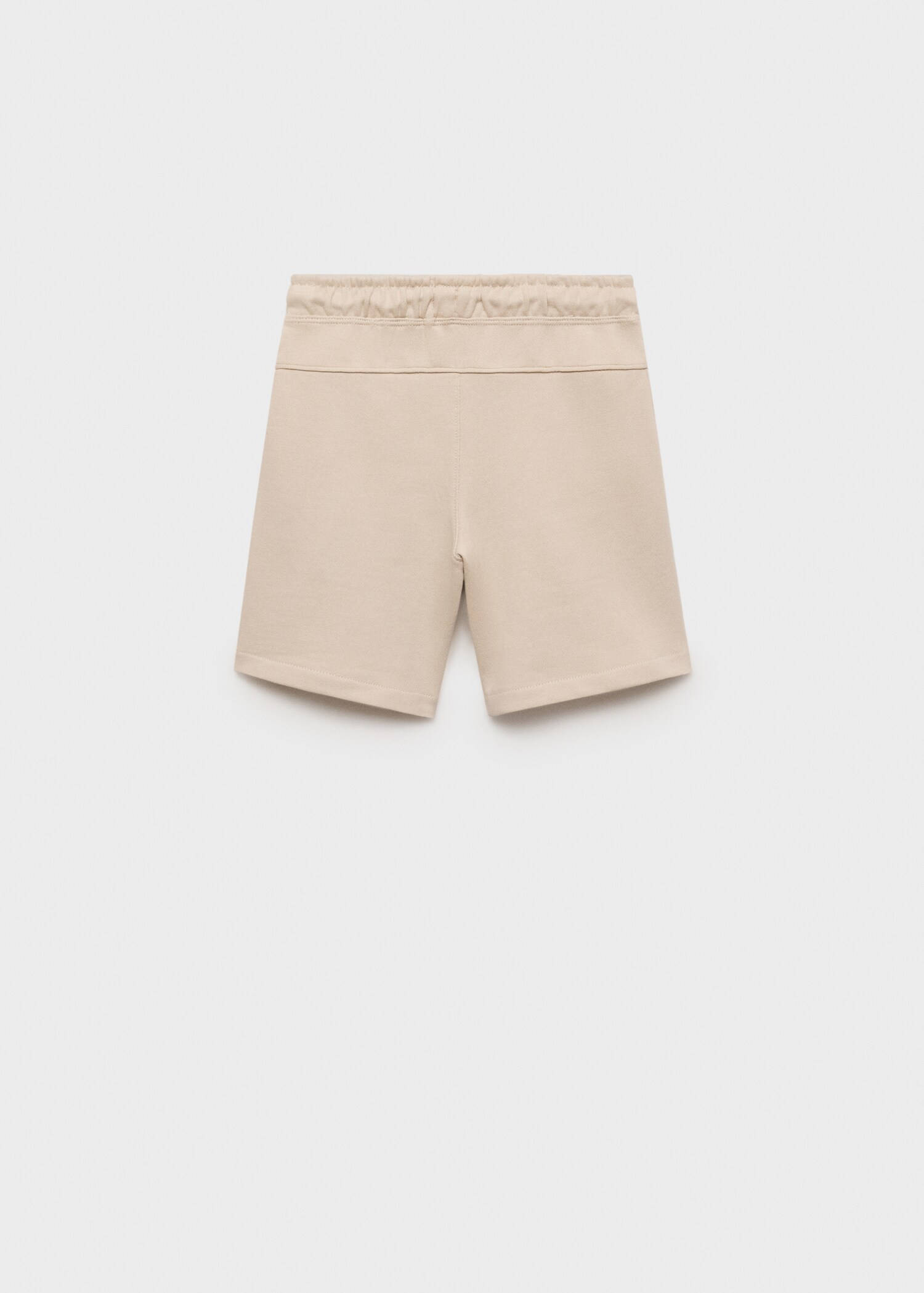 Cotton shorts with drawstring - Reverse of the article